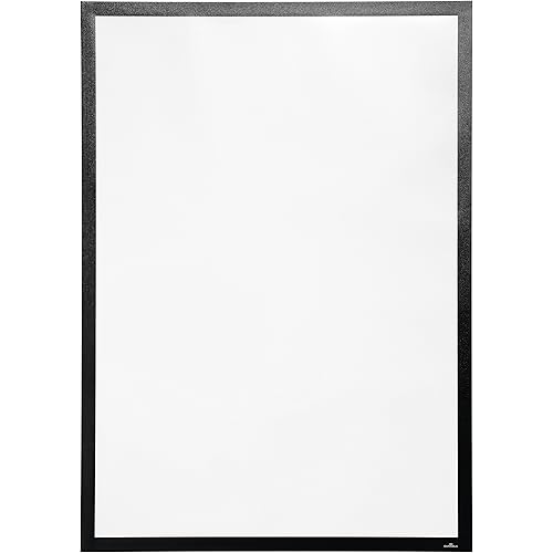 Durable DURAFRAME POSTER Self-Adhesive Magnetic Frame, 70x100cm Format In Black, Pack of 1 Frames, Large Poster Display Frame