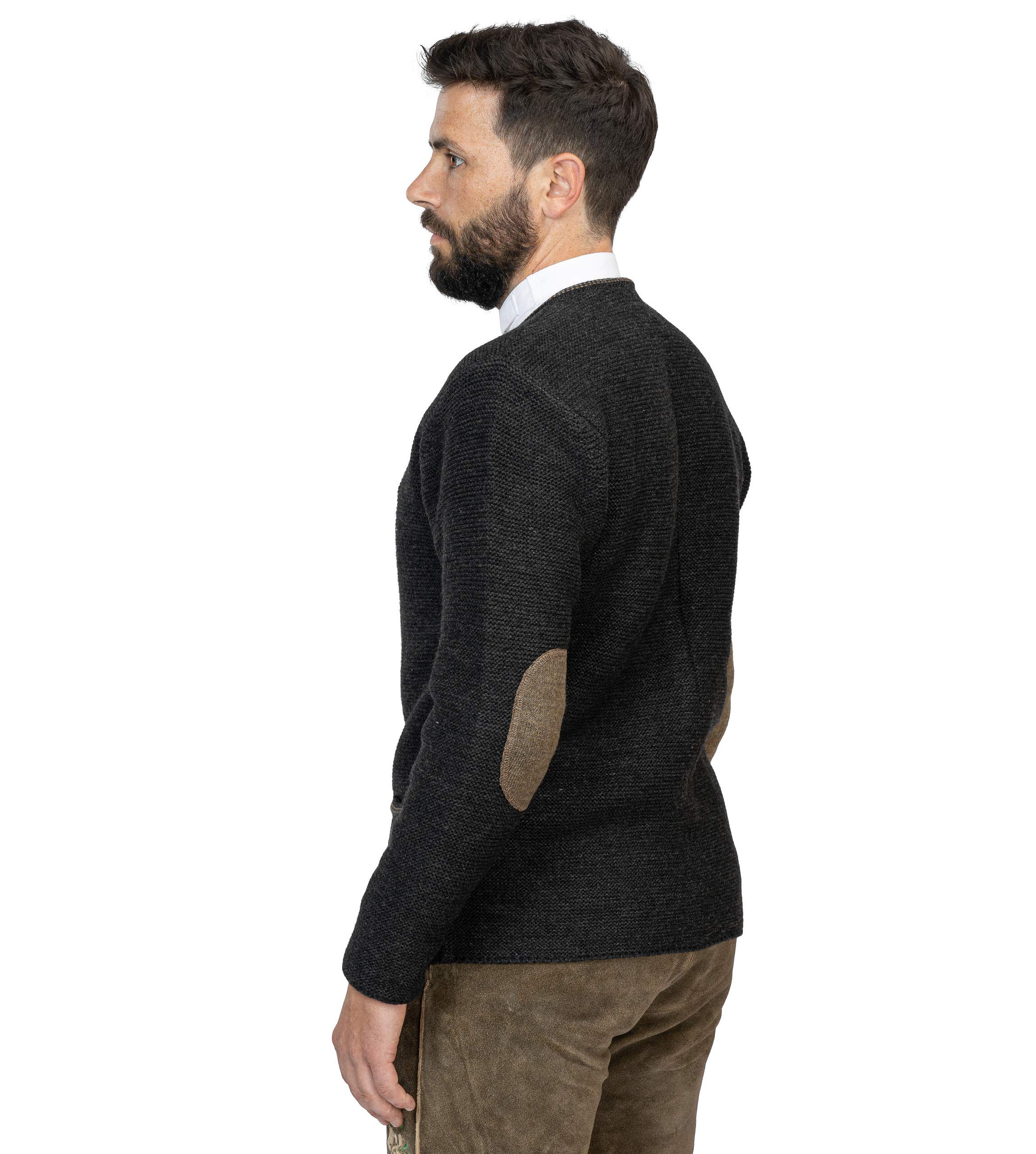 Anton - Cardigan da uomo di alta qualità, in lana