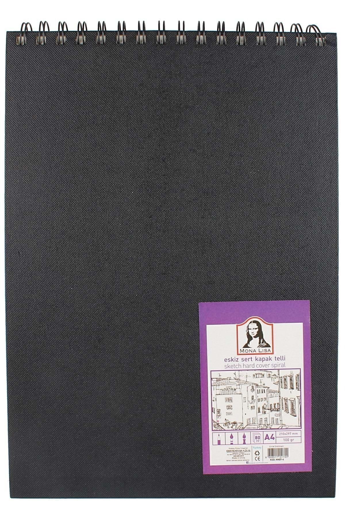 Südor - Blocco da disegno con copertina rigida, formato A4, 100 g, 80 fogli