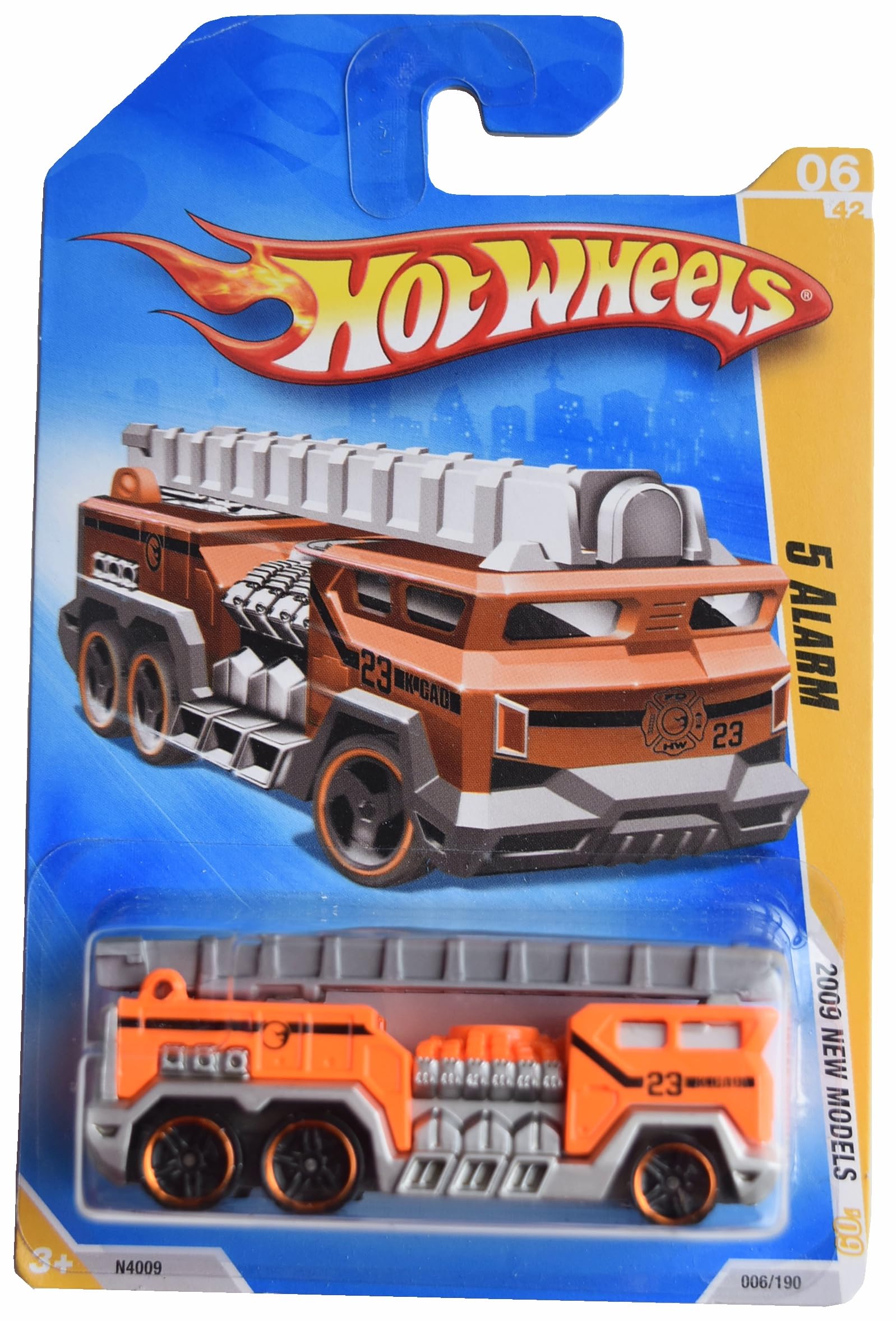 Hot Wheels 5 Alarm, 2009 New Models '09 [Orange] 6/190