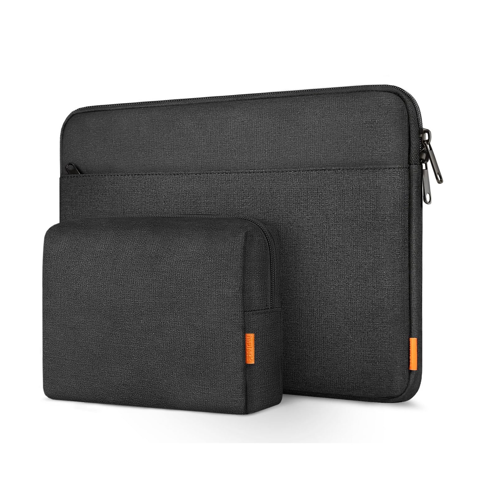 Inateck 15-16 Inch Laptop Case Sleeve Bag Compatible with 16 inch MacBook Pro/Max M4 M3 M2 M1 2019-2024, 15 inch Surface Book 3/2, 16 inch Dell XPS, with Accessory Bag, Black