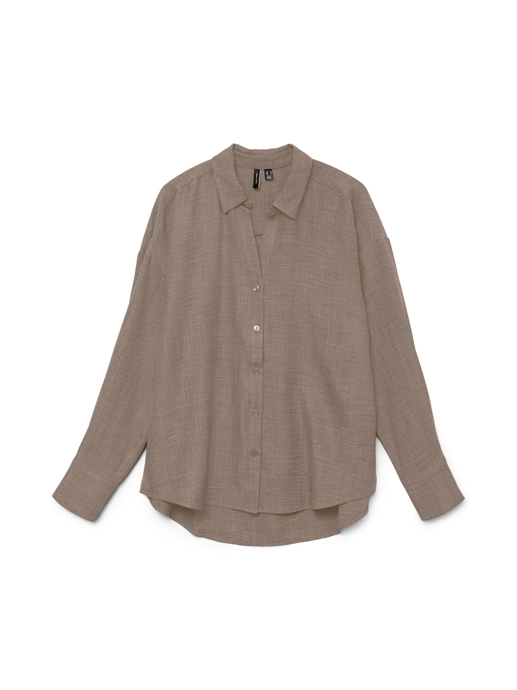 Vero Moda Female Shirt VMMELANEY Shirt, Brindle, S