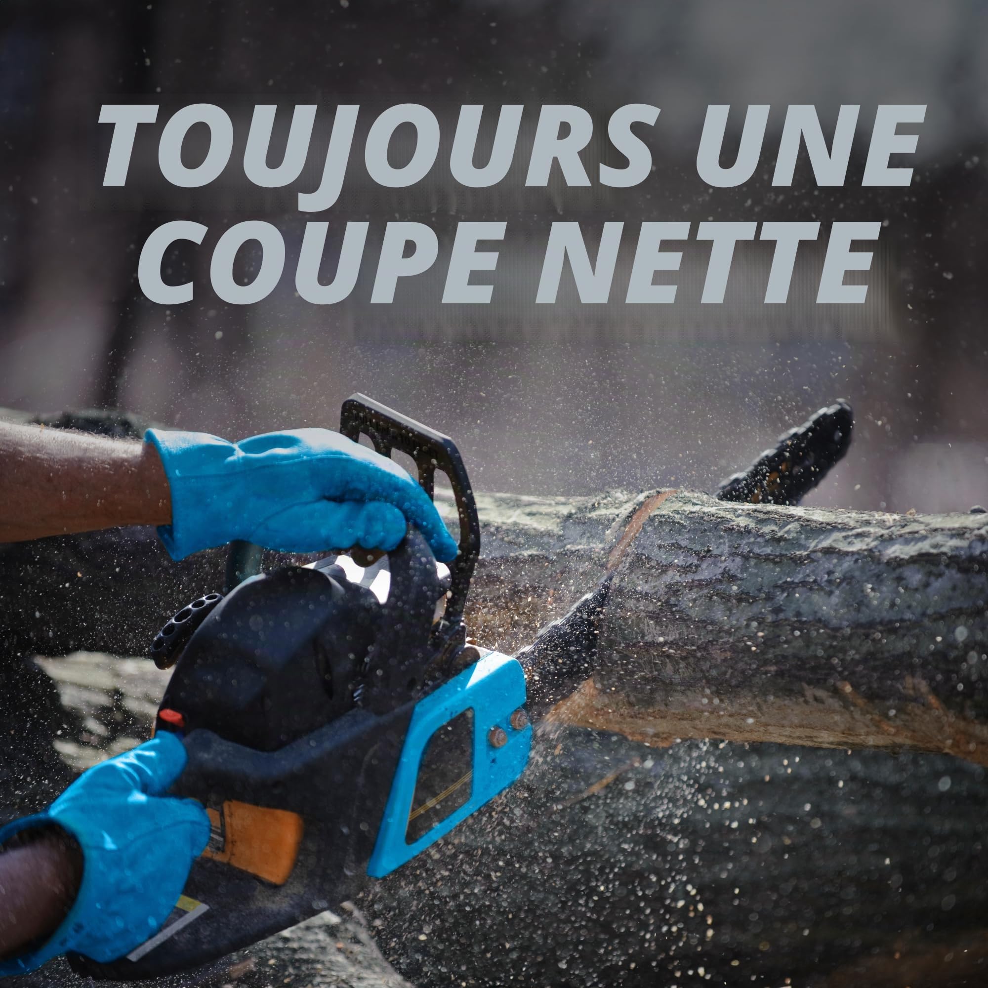 Chaîne de tronçonneuse de qualité supérieure - 35 cm - 3/8" - LP .050" - 1,3 mm - 52 TG - Convient pour Husq va rna 120i, 135, Echo CS-310, RY3714, Ma ki ta XCU11Z, EGO, POULAN (3 chaînes)