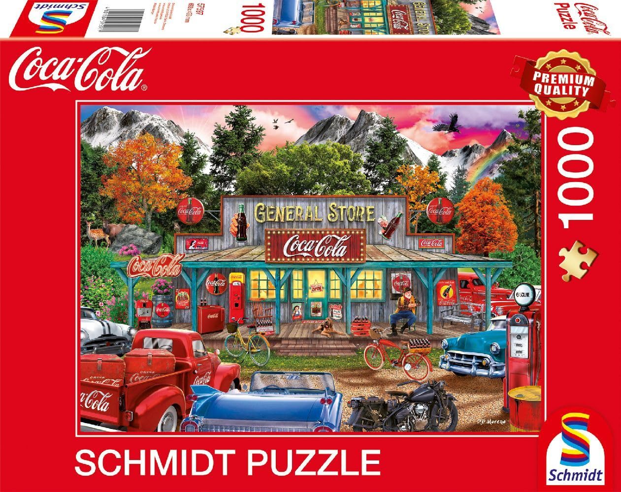 Schmidt | Coca Cola: Store (1,000 pieces) | Jigsaw Puzzle | Ages 12+, 30 x 60 inch
