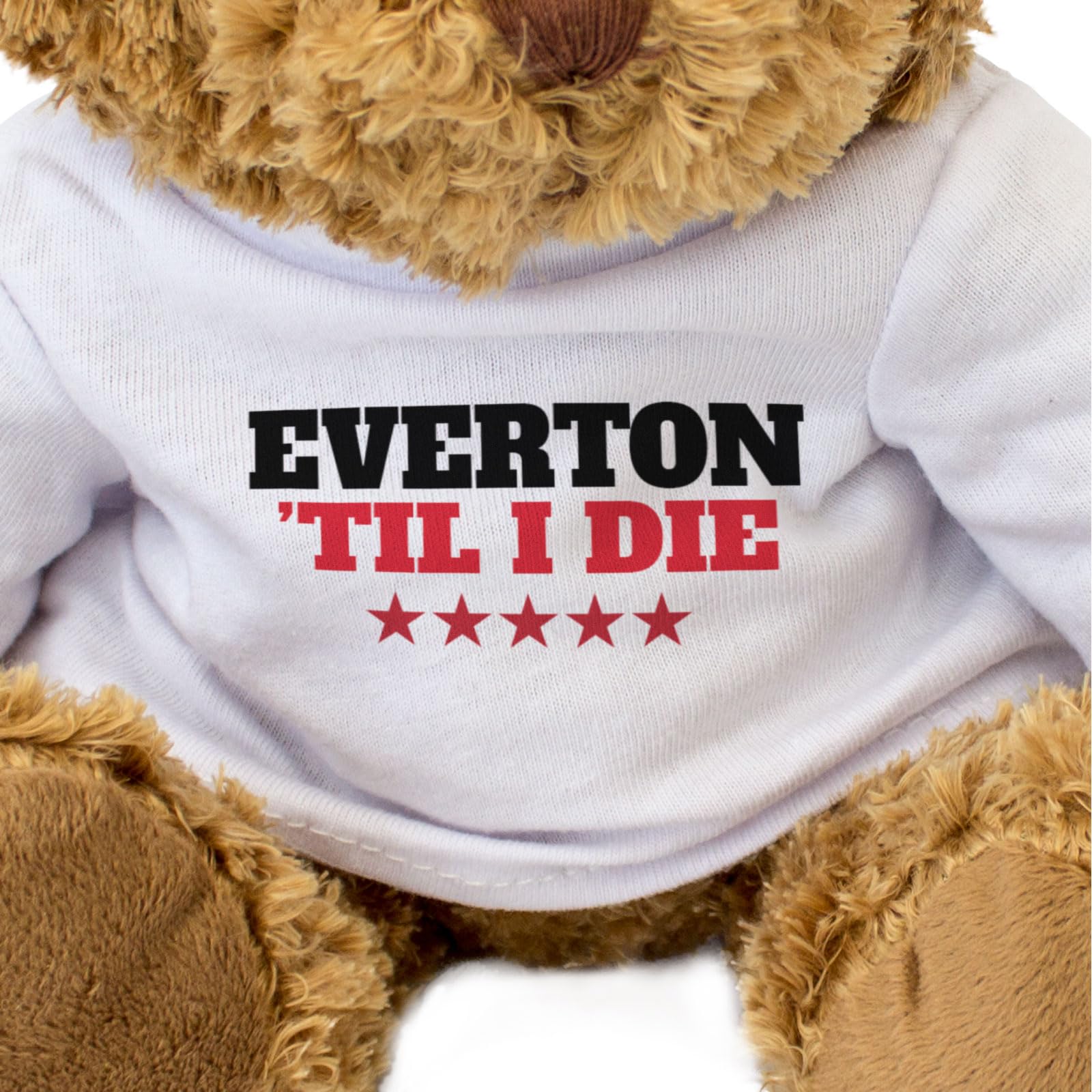EVERTON TIL I DIE - Teddy Bear - Cute Soft Cuddly Adorable - Gift Present, Brown - Image 3