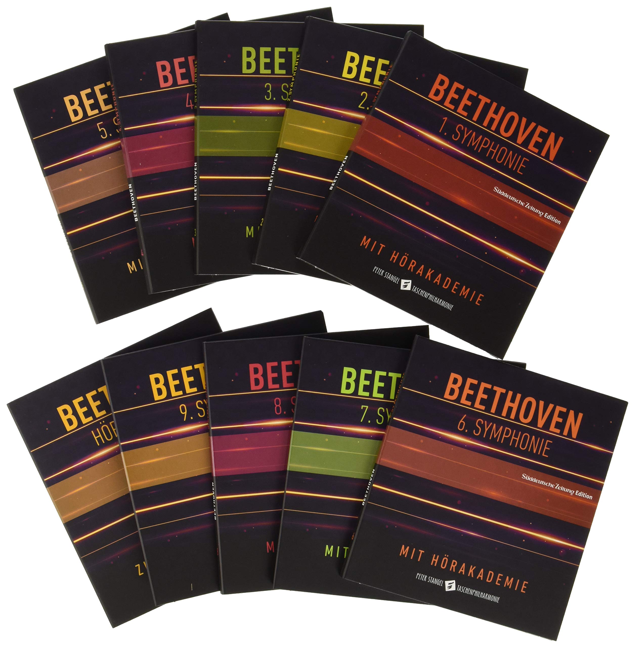 Beethoven Hörakademie: 10 CDS IM GESCHENKSCHUBER: 9 Symphonien inklusive Hörakademie und ausführlichem Begleitbuch