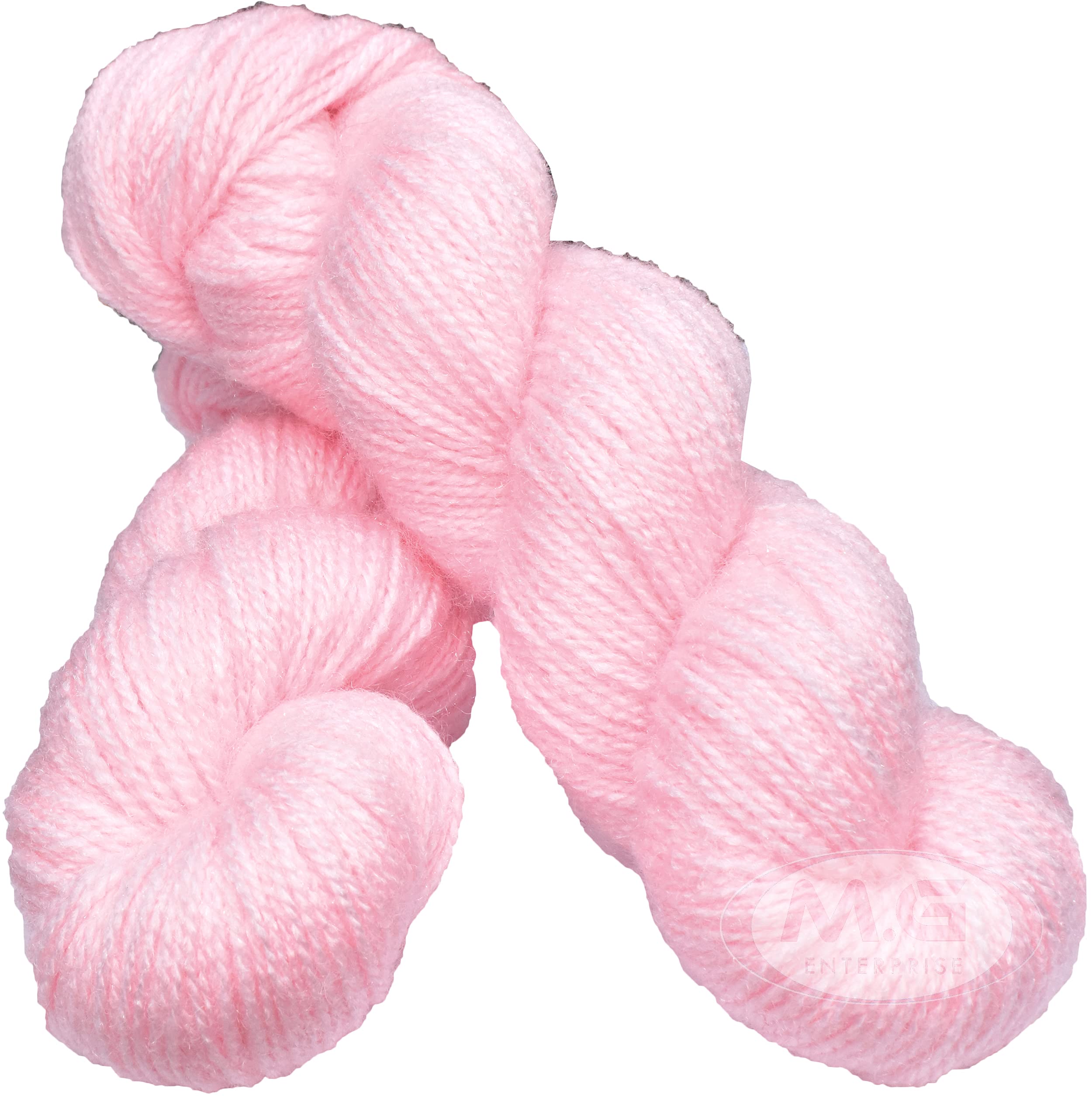 RABIT Excel Pink 200 GMS Wool Hank Hand Knitting Wool/Art Craft Soft Fingering Crochet Hook Yarn, Needle Knitting Yarn Thread Dyed-HF Art-FDE
