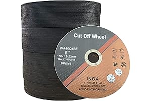 50 Pcs Cut Off Wheels 6 Inch Cutting Disc for Angle Grinders