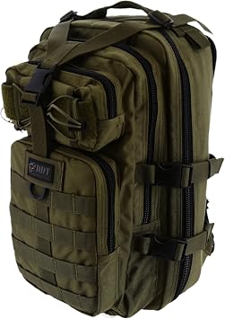 DDT Death Dealer Tactical Anti-Venom 24 Hour Assault EDC Backpack, Color OD Green