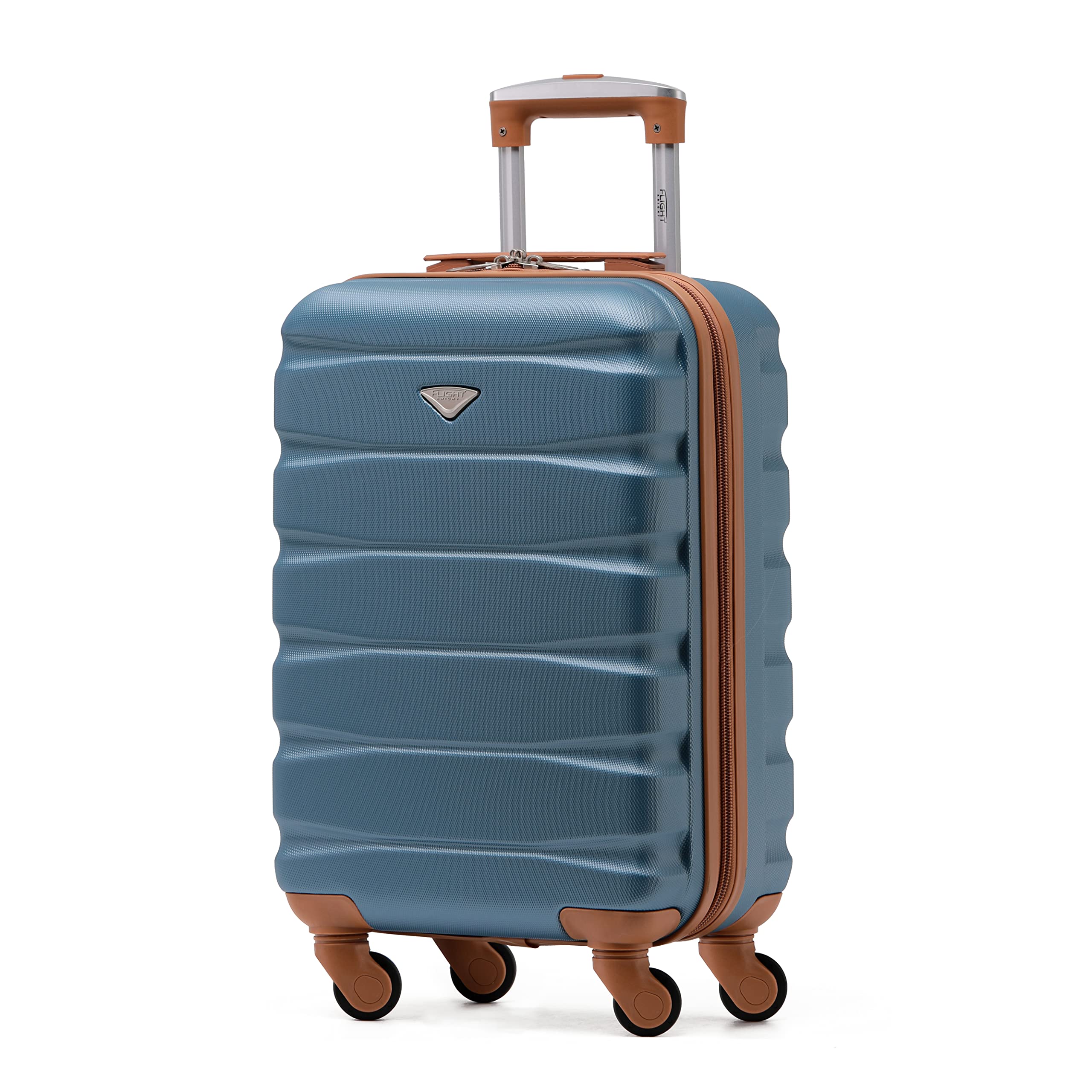 Flight Knight Lightweight 4 Wheel ABS Hard Case Medium Suitcase Approved for Over 100 Airlines Including easyJet, British Airways, Ryanair, Jet2, Emirates & Many More - Check-in Medium Size 25" — view 166