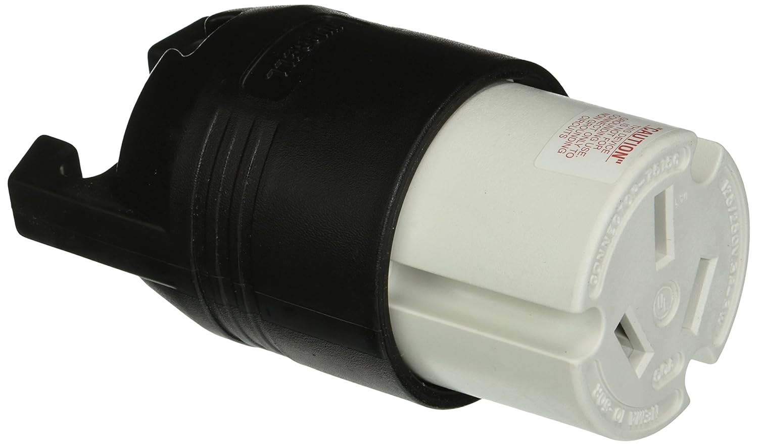 Hubbell HBL7515C Connector, 3 Pole and 3 Wire, 50 amp, 125/250V, 10-50R