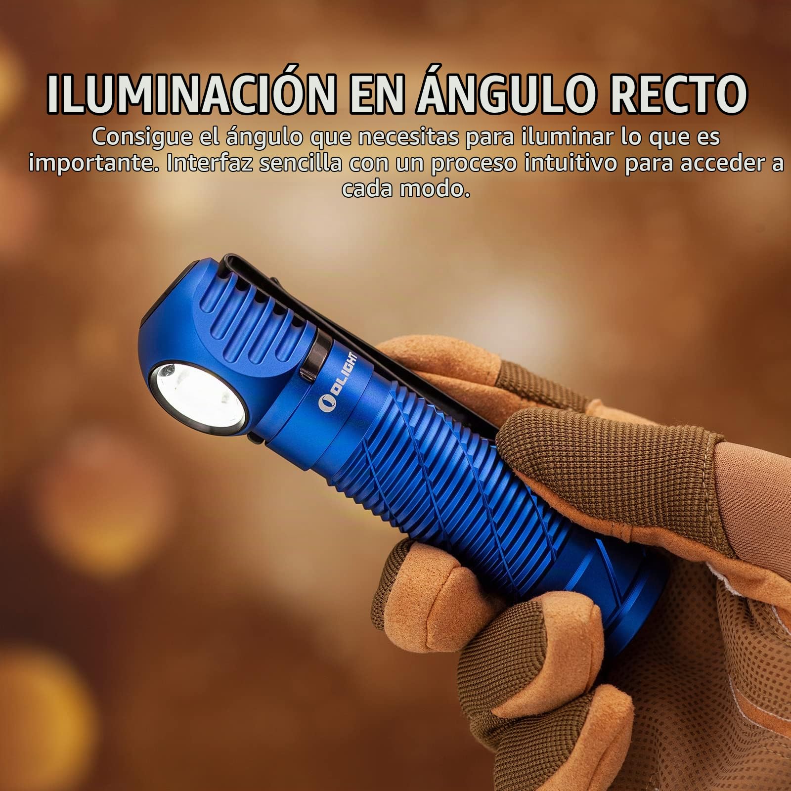 OLIGHT Perun 2 Linterna Frontal Recargable 2500 Lumen 12 Días Máx 166 Metro | Cabeza Frontal LED Alta Potencia 5 Luz Modos Blanco y Rojo Regulable, 150 Metros, Impermeable IPX8, Trabajo, Camping, Azul