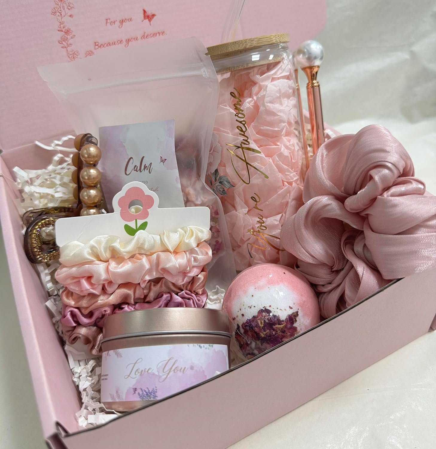 Birthday Gift Box for Women – Rose Gold Pink Aesthetic Gifts for Her – Self Care Relaxation Package for Wife, Girlfriend, Sister, Best Friend – Unique Spa Gift Idea (gold) Birthday Gift Box for Women – Rose Gold Pink Aesthetic Gifts for Her – Self Care Relaxation Package for Wife, Girlfriend, Sister, Best Friend – Unique Spa Gift Idea (gold)