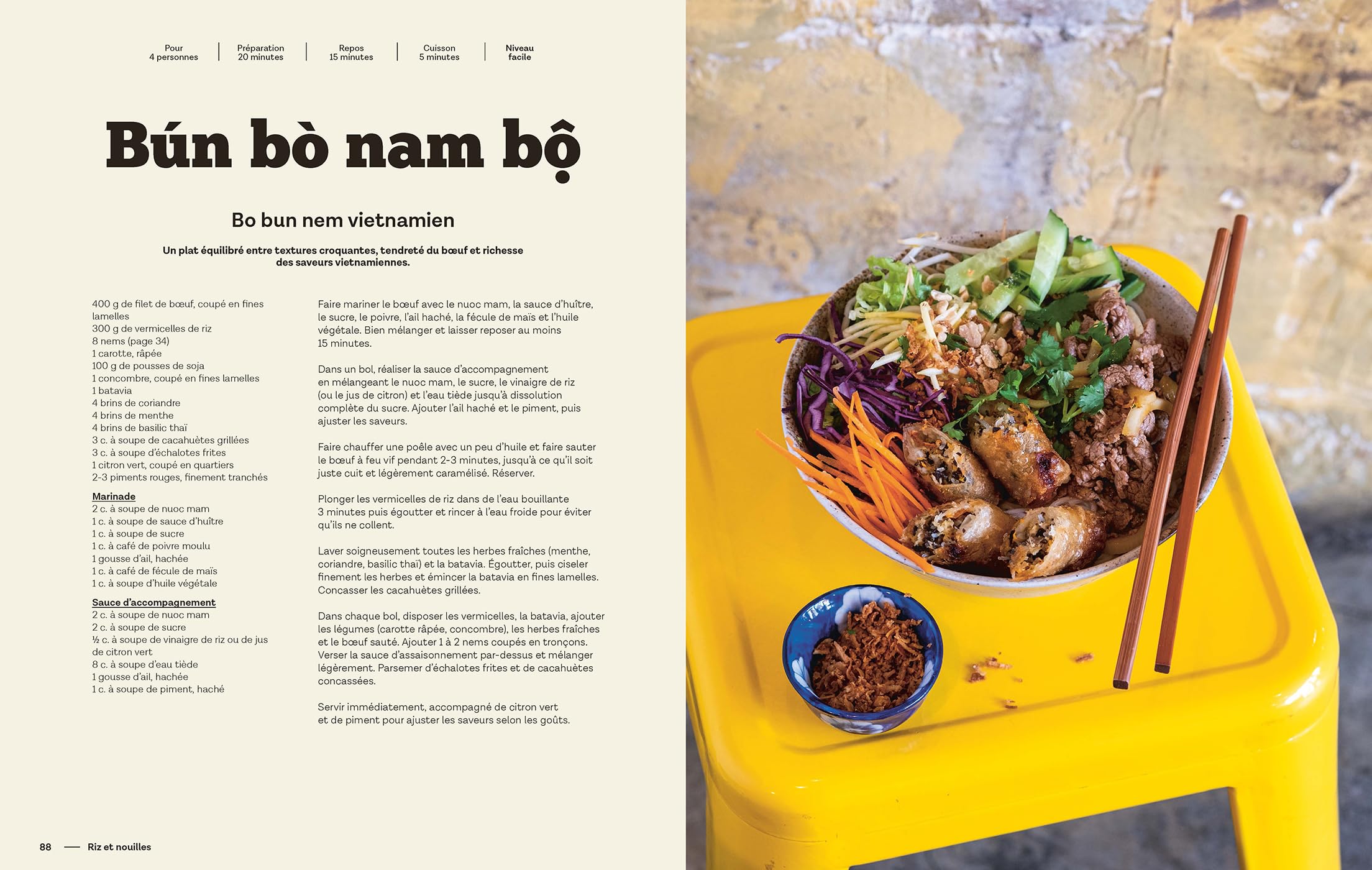 Cuisine vietnamienne maison: 100 recettes, techniques et conseils pour cuisiner chez soi comme au Vietnam