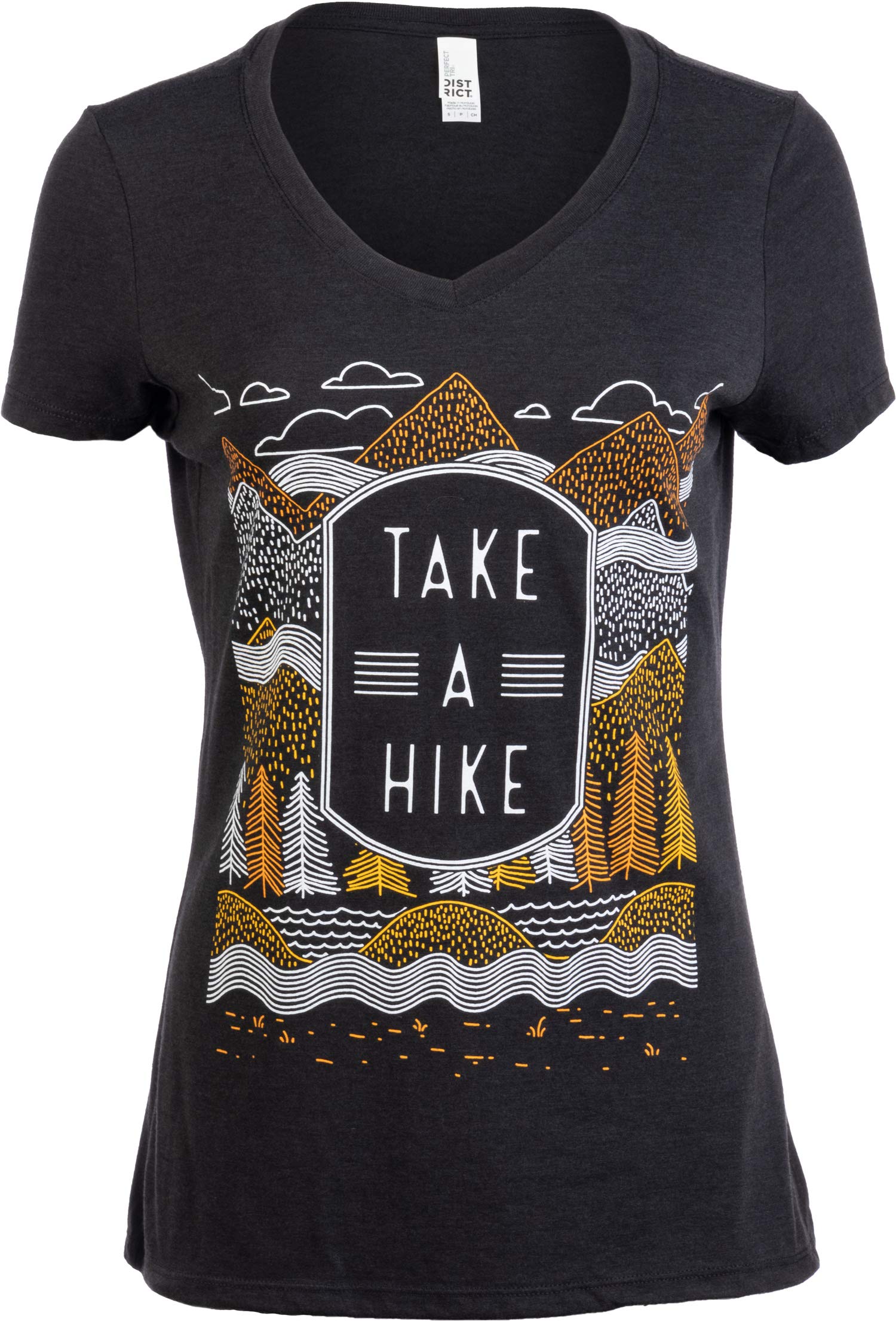 Take a Hike | Outdoor Nature Hiking Camping Graphic Saying for Women T-Shirt Top