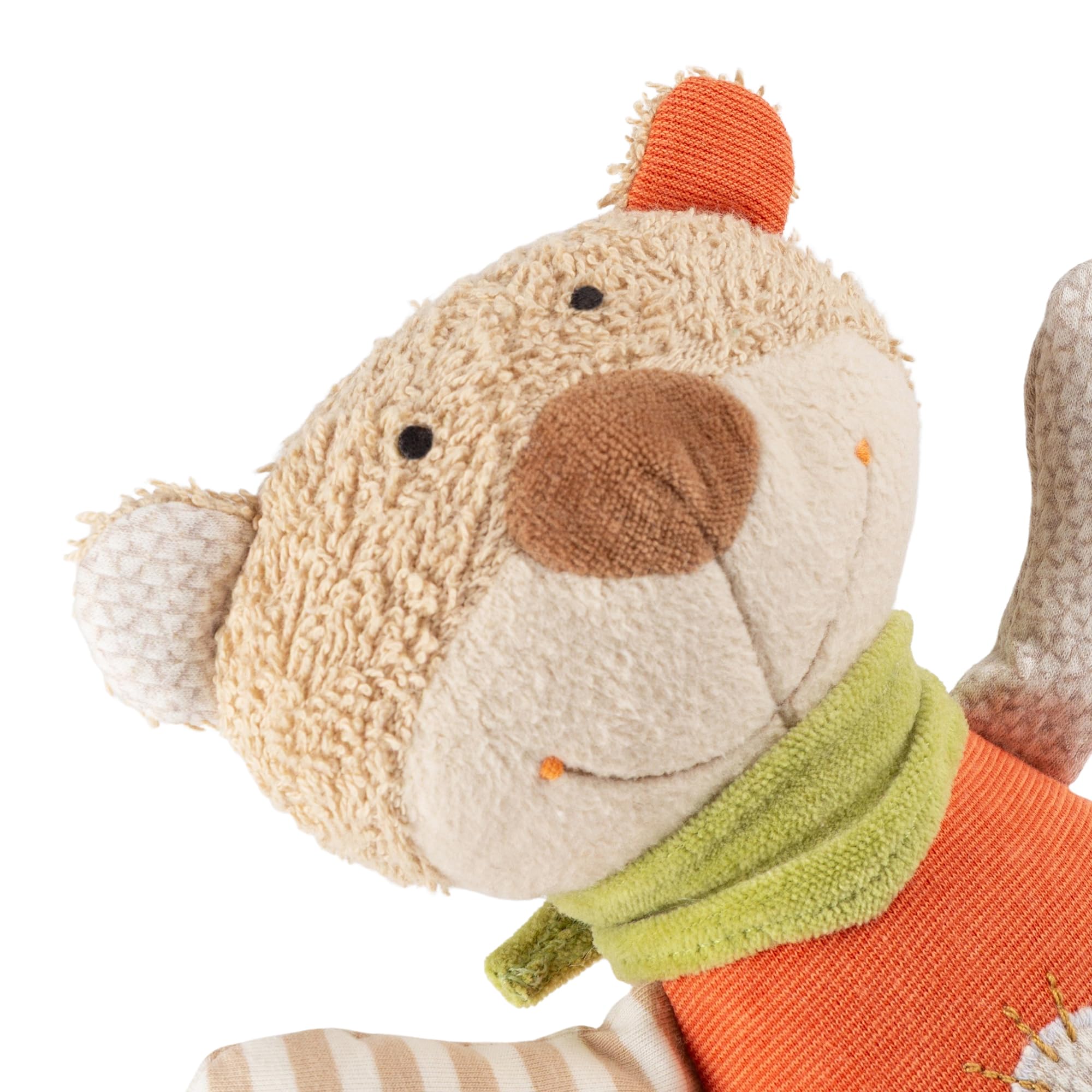 SIGIKID 48916 Spieluhr Bär Green Mädchen und Jungen Babyspielzeug empfohlen ab Geburt mehrfarbig