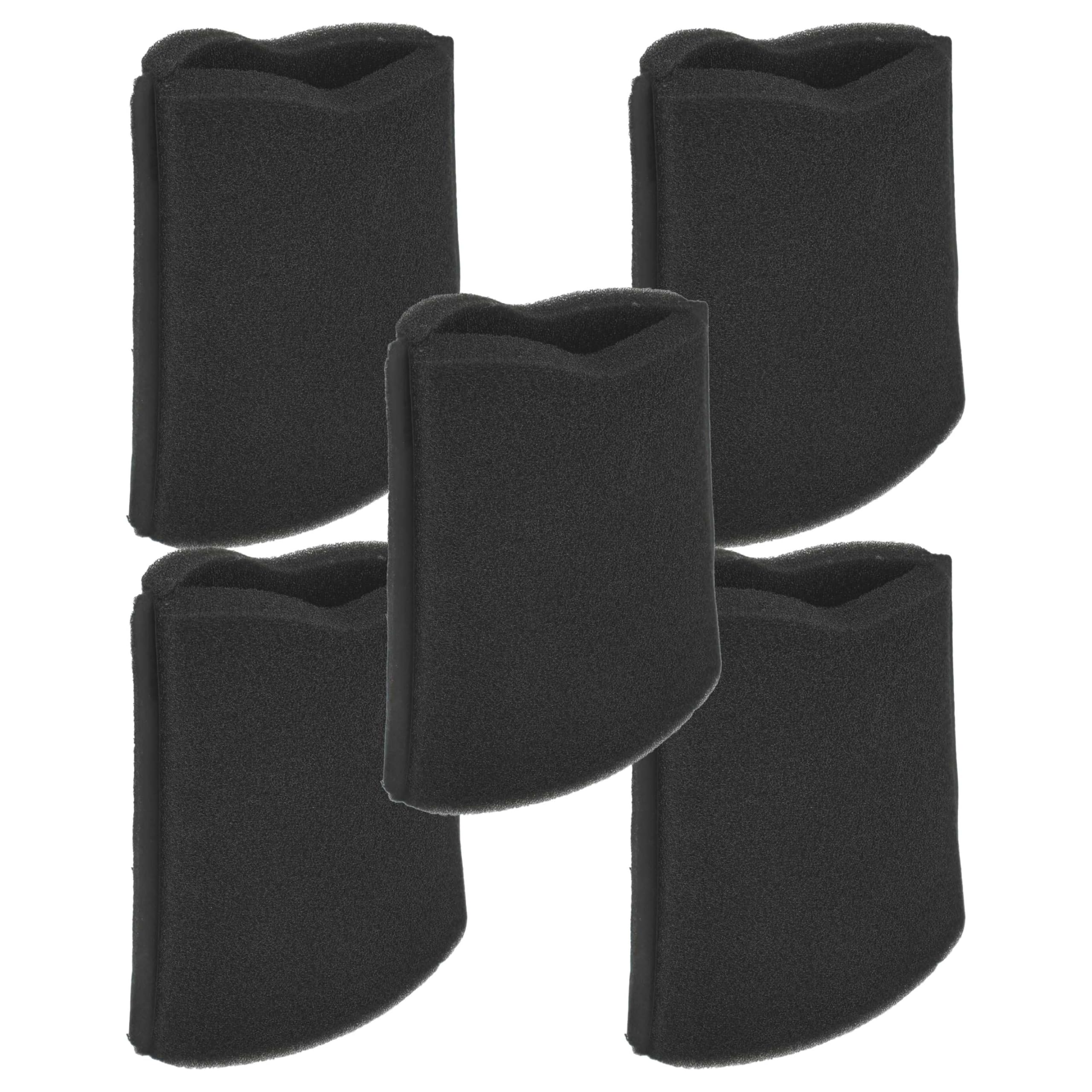 vhbw 5x Staubsaugerfilter Ersatz für Bosch 12008912 Filter für Akku-Staubsauger - Schaumstofffilter