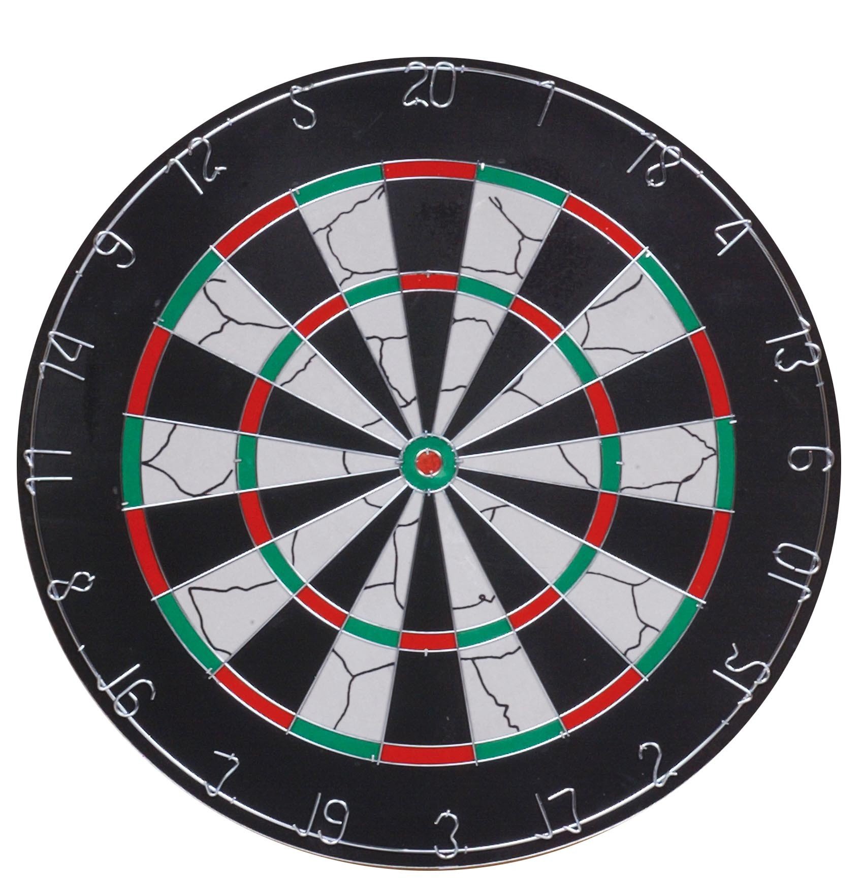 Cible de fléchettes Longfield Engelhart 065002 classique avec fléchettes incluses