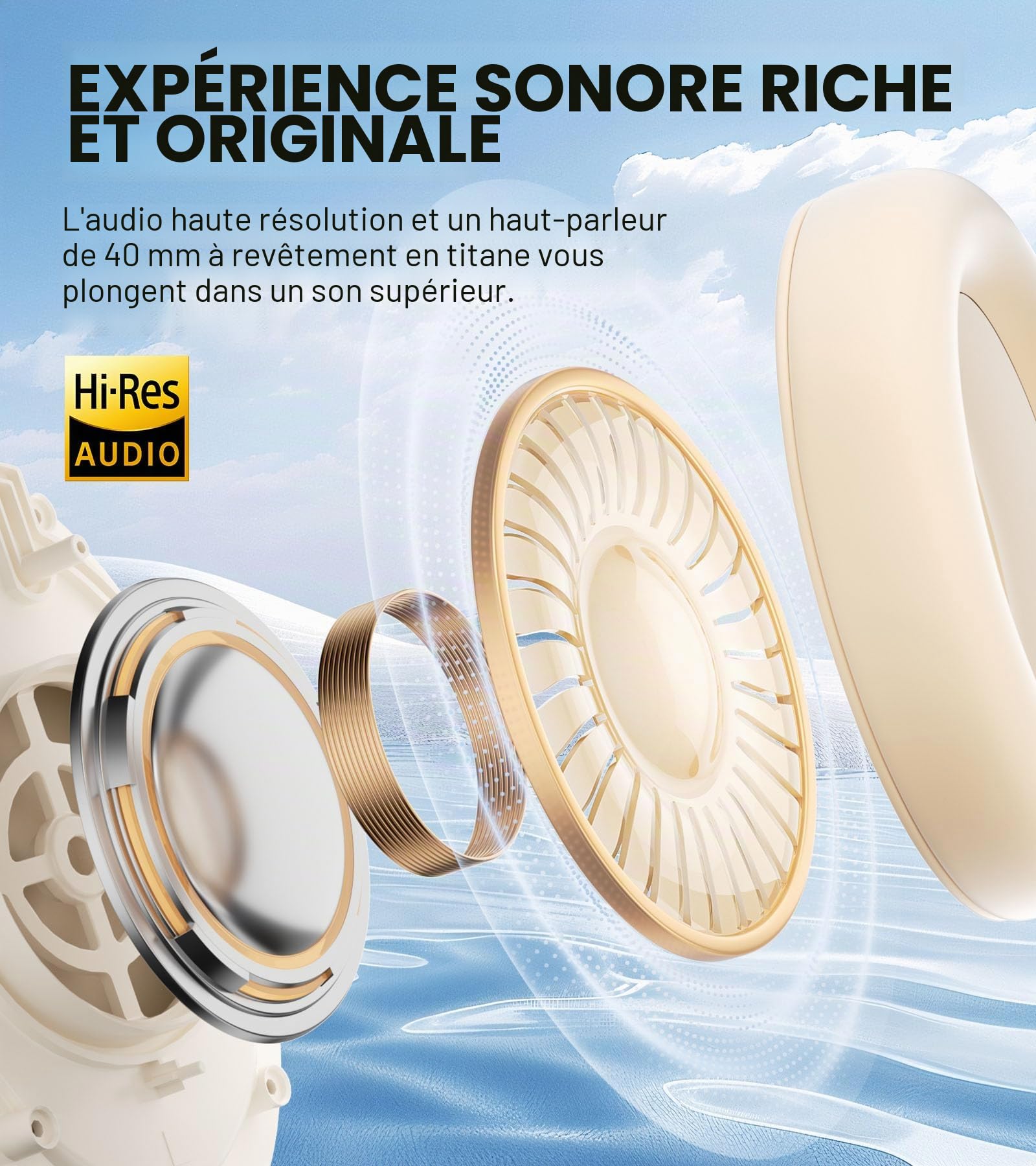 Edifier WH700NB Pro Casque sans Fil Supra-auriculaire avec réduction Active du Bruit -43 DB, Audio Haute résolution, AAC, Bluetooth V5.4, Connexion Multi-Points, appels clairs AI, Charge Rapide,