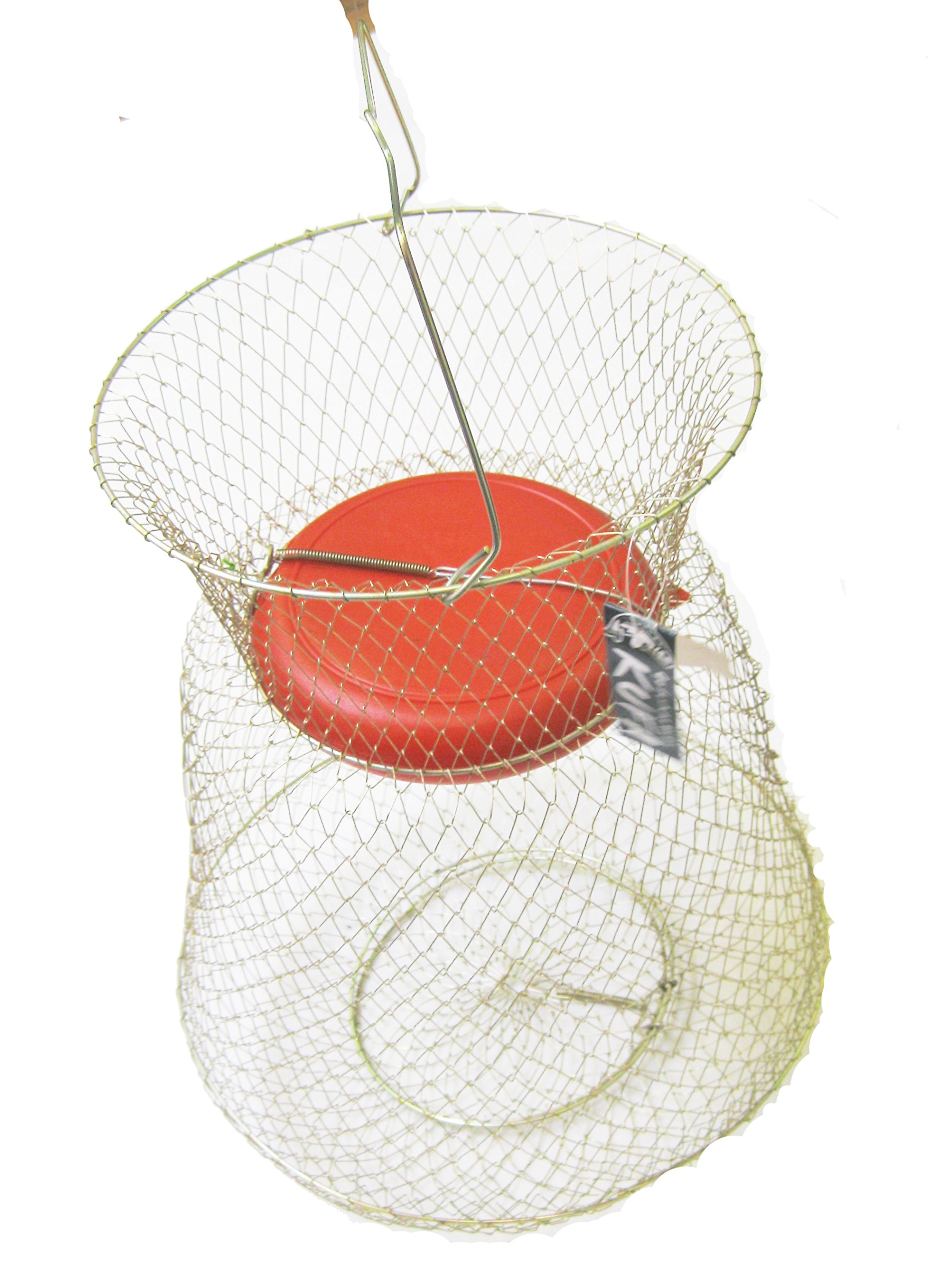 KUFA Deportes Flotante, galvanizado – Cesta de Pescado, Dorado, Medium/13 x 18 "
