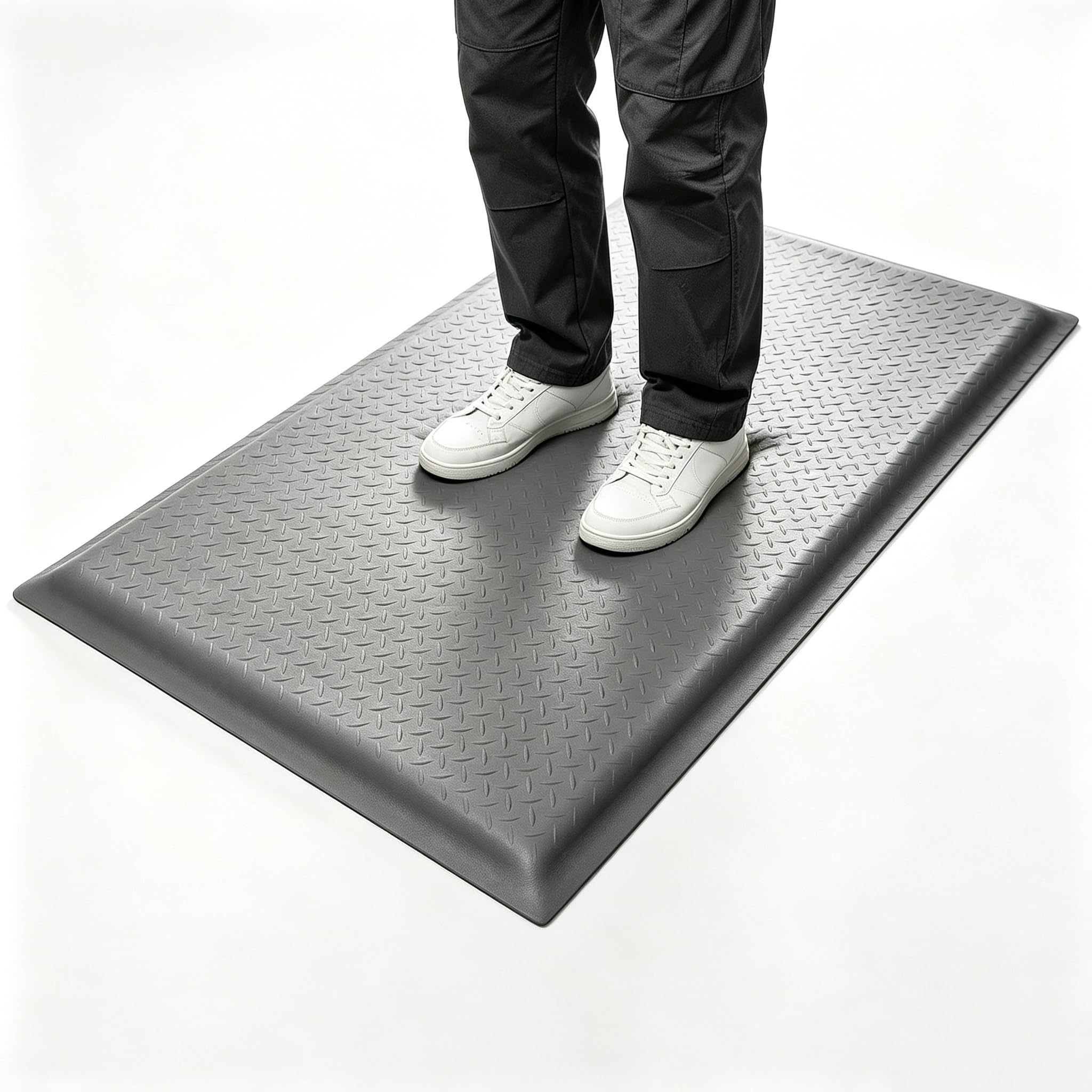 Anti Fatigue Mat 2x7 Ft 15/16" Thick Soft Sponge Ergonomic Mat