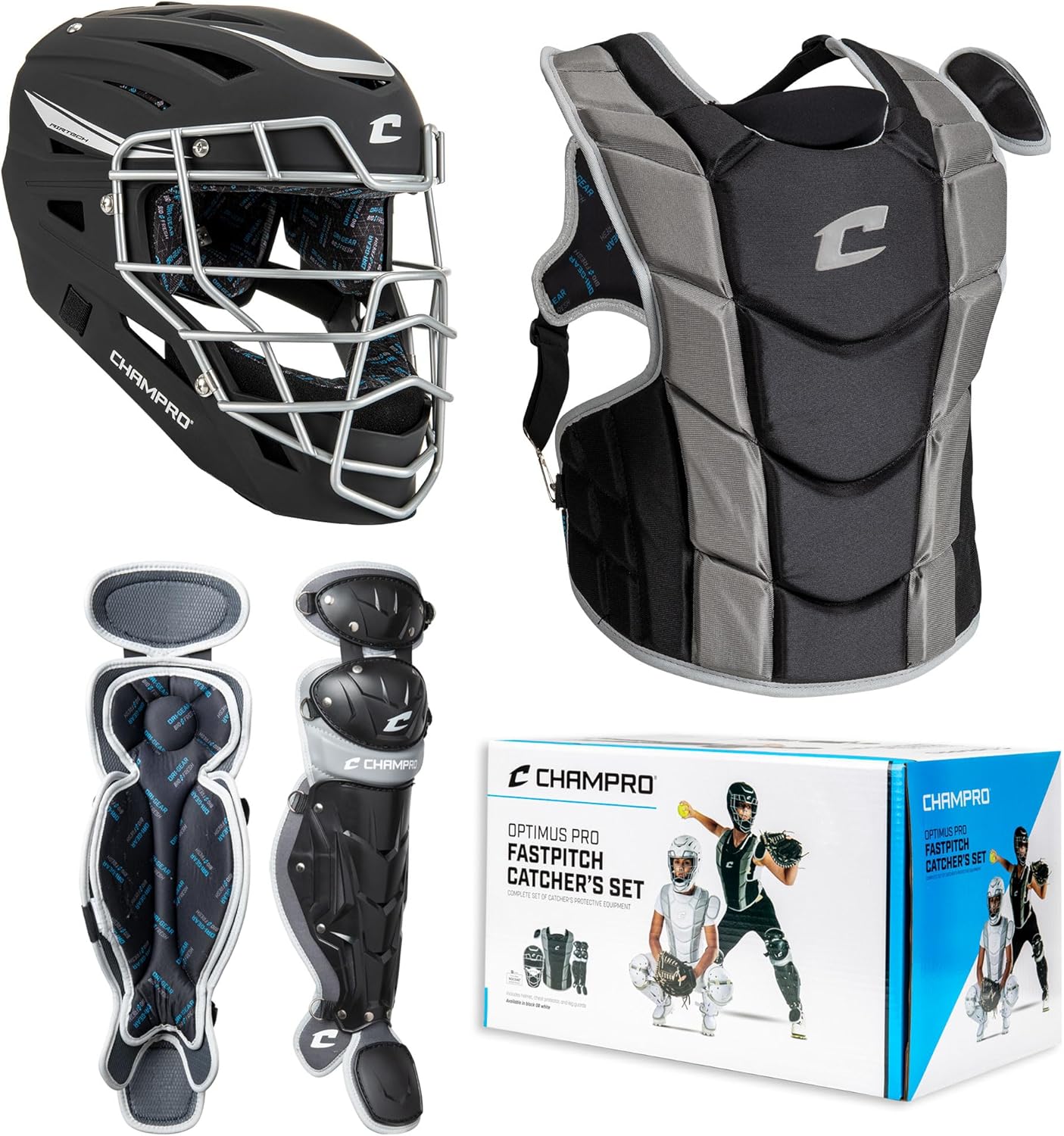 CHAMPRO Optimus Pro Fastpitch Catcher's Kit size 9-12