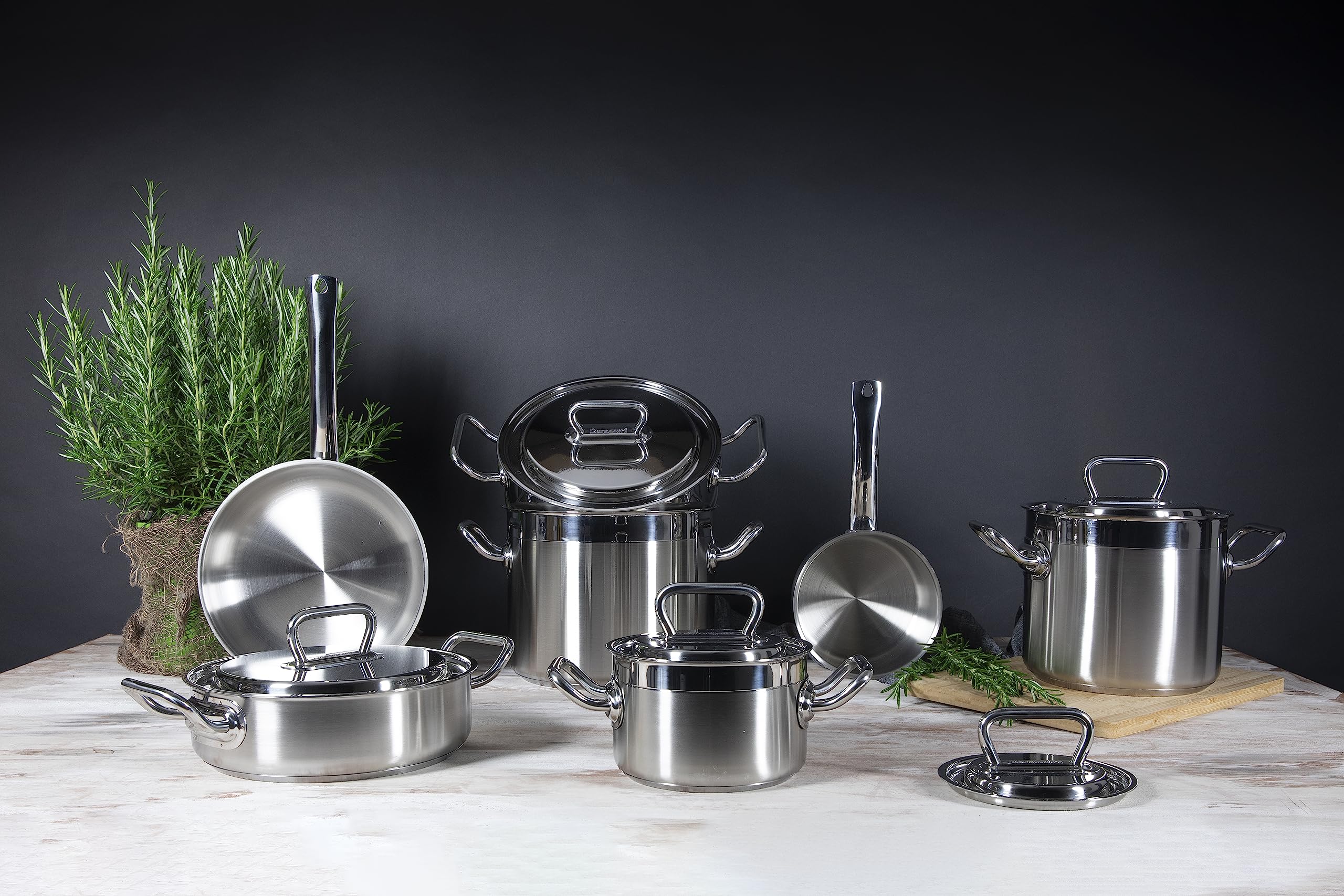 Barazzoni Professional, Milkpot ø14 cm, stal nierdzewna 18/10, pojemność 2,25 l, indukcja, wyprodukowano we Włoszech