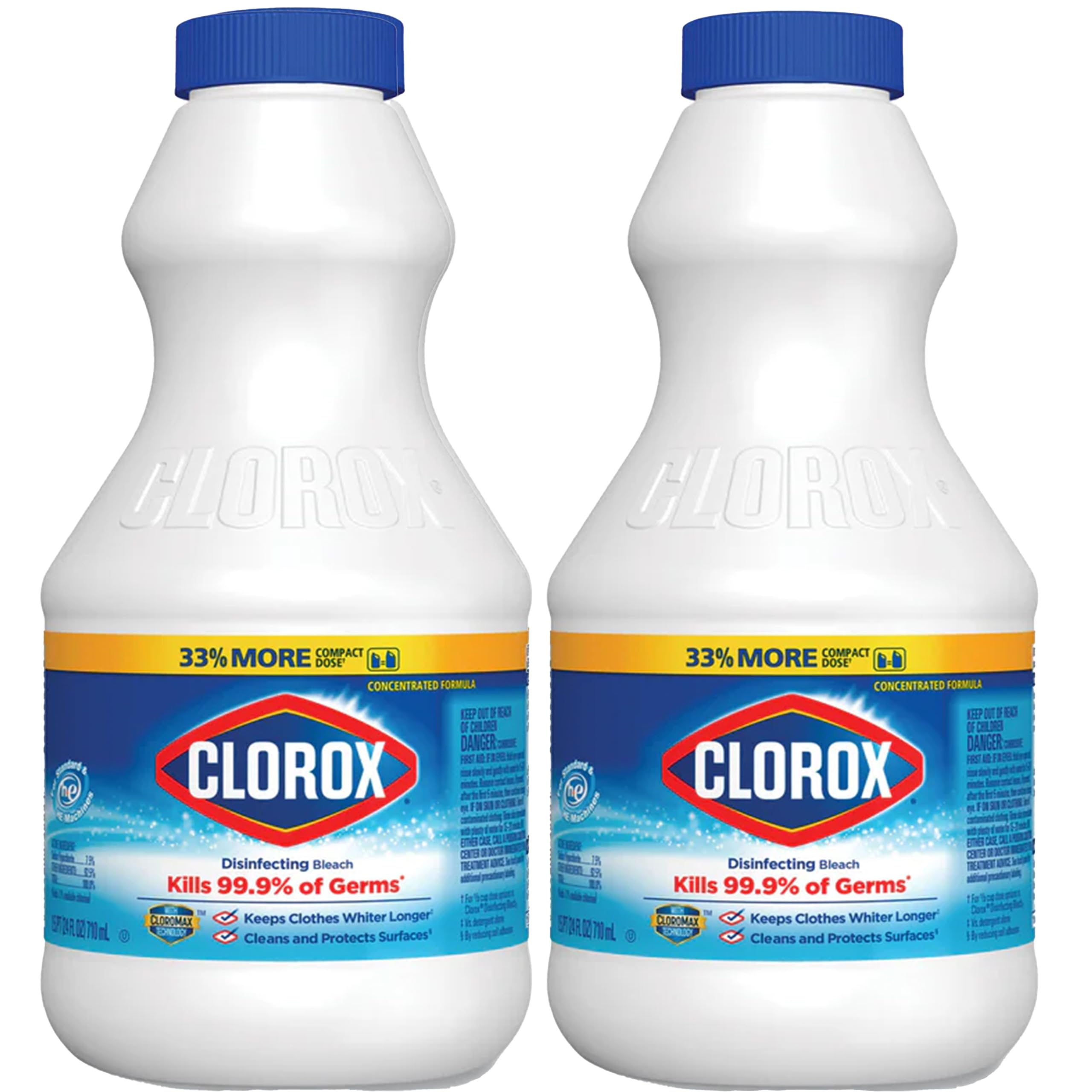 Clorox Regular Disinfecting Bleach 2 Pack