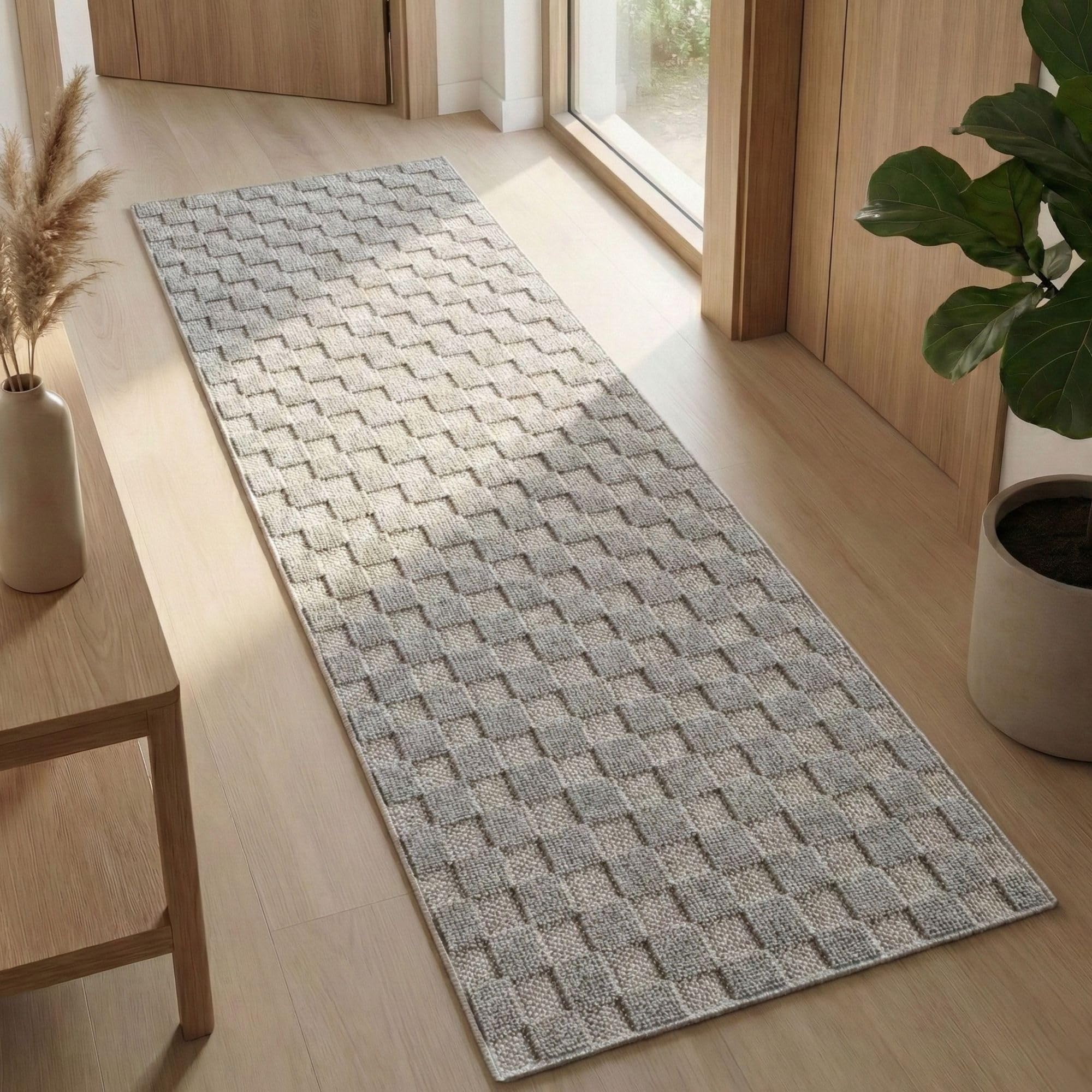 Carpetsale24 Teppich Wohnzimmer Einfarbig Bouclé Schlingenflor Skandi Stil Superweich Pflegeleicht Robust für Schlafzimmer Modern Gemütlich