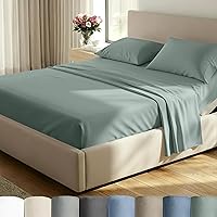 Vista 39 de California Design Den Juego de sábanas de lujo Twin XL - 100% algodón, 600 hilos, sábanas Twin XL de bolsillo profundo, ropa de cama suave