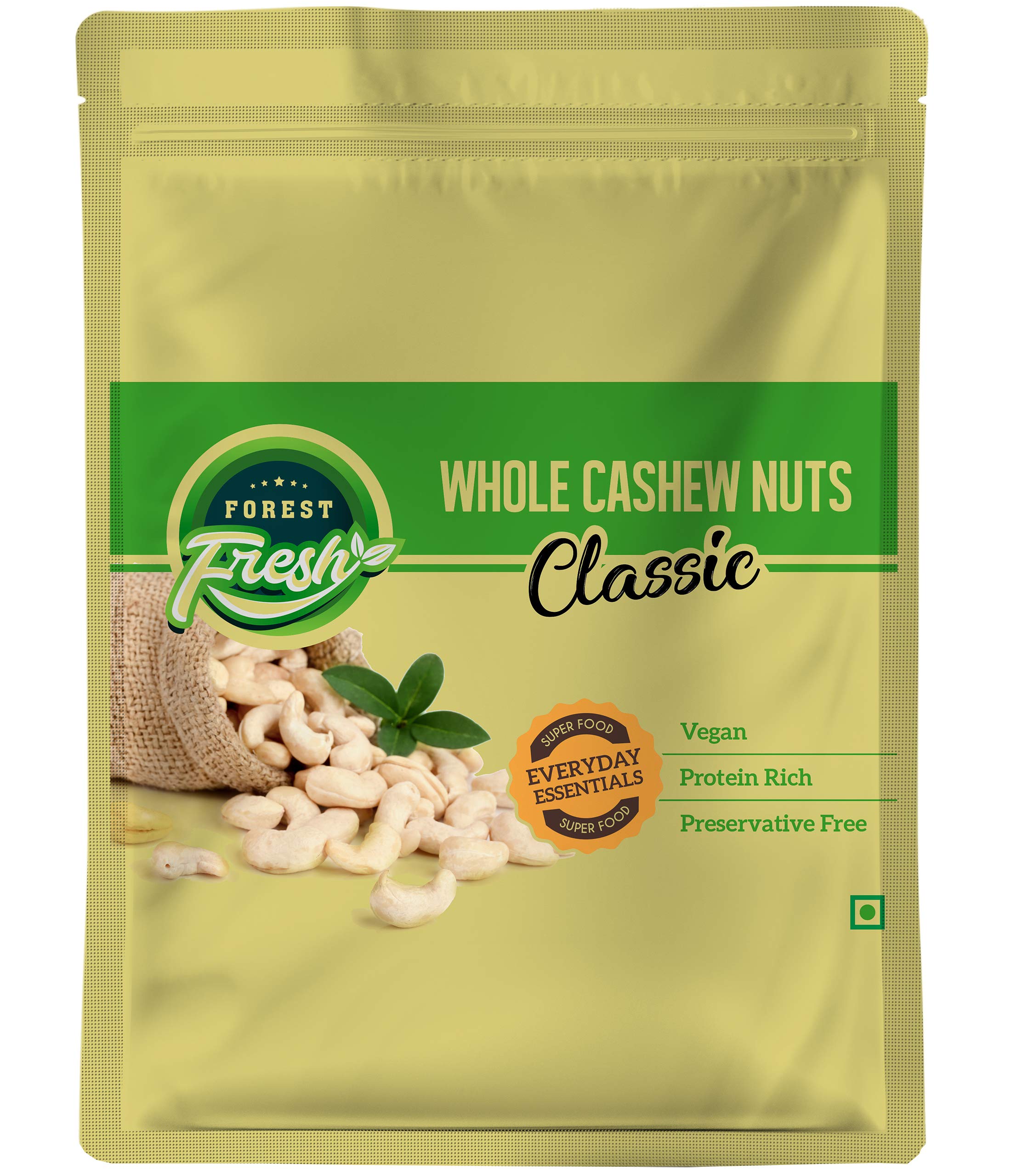Forest Fresh Cashew Nuts (Kaju) W320-250g - Dry Fruits & Nuts (B08M5WYM69) Amazon Price History, Amazon Price Tracker