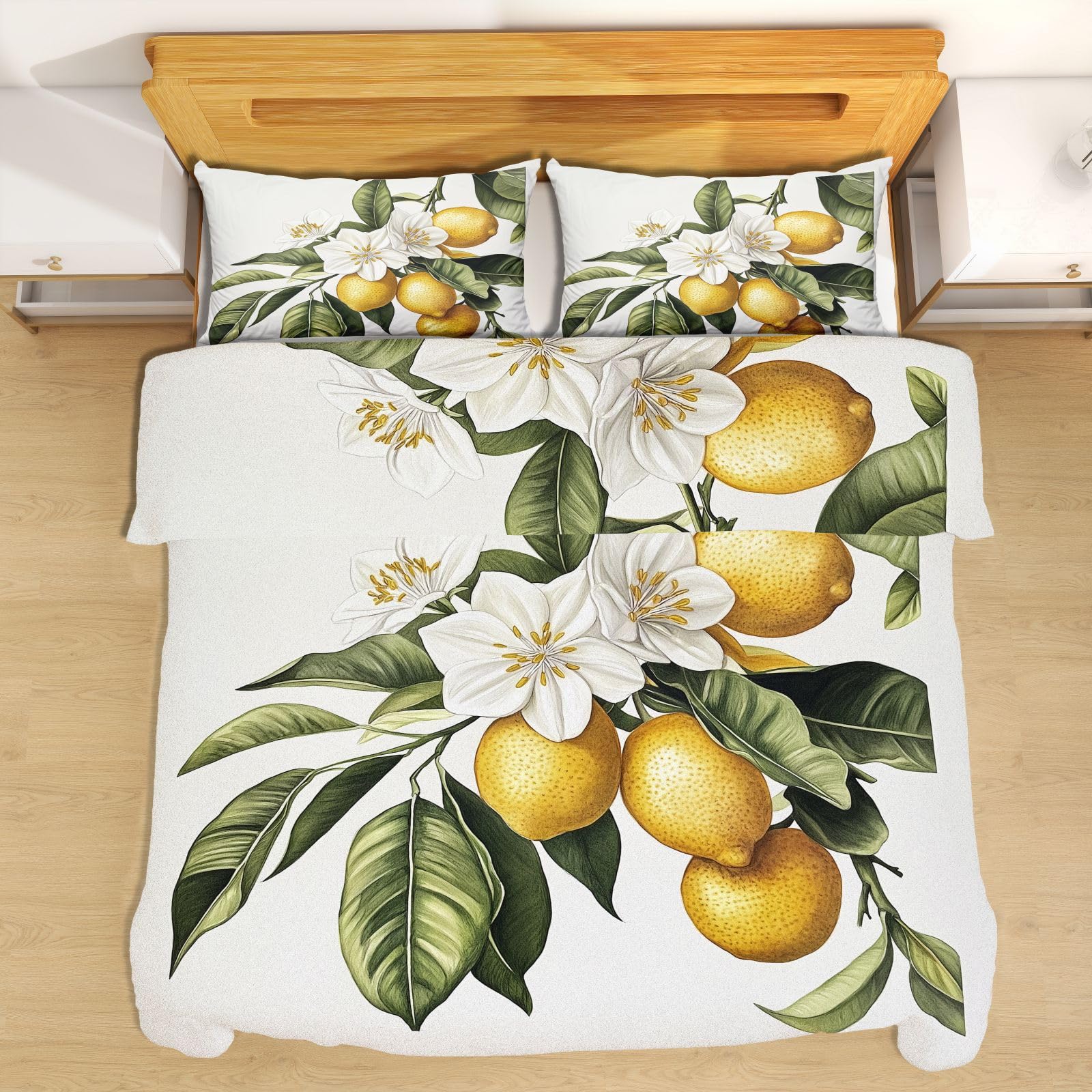 Parure de lit 200x220 microfibre anti-froissement fermeture éclair