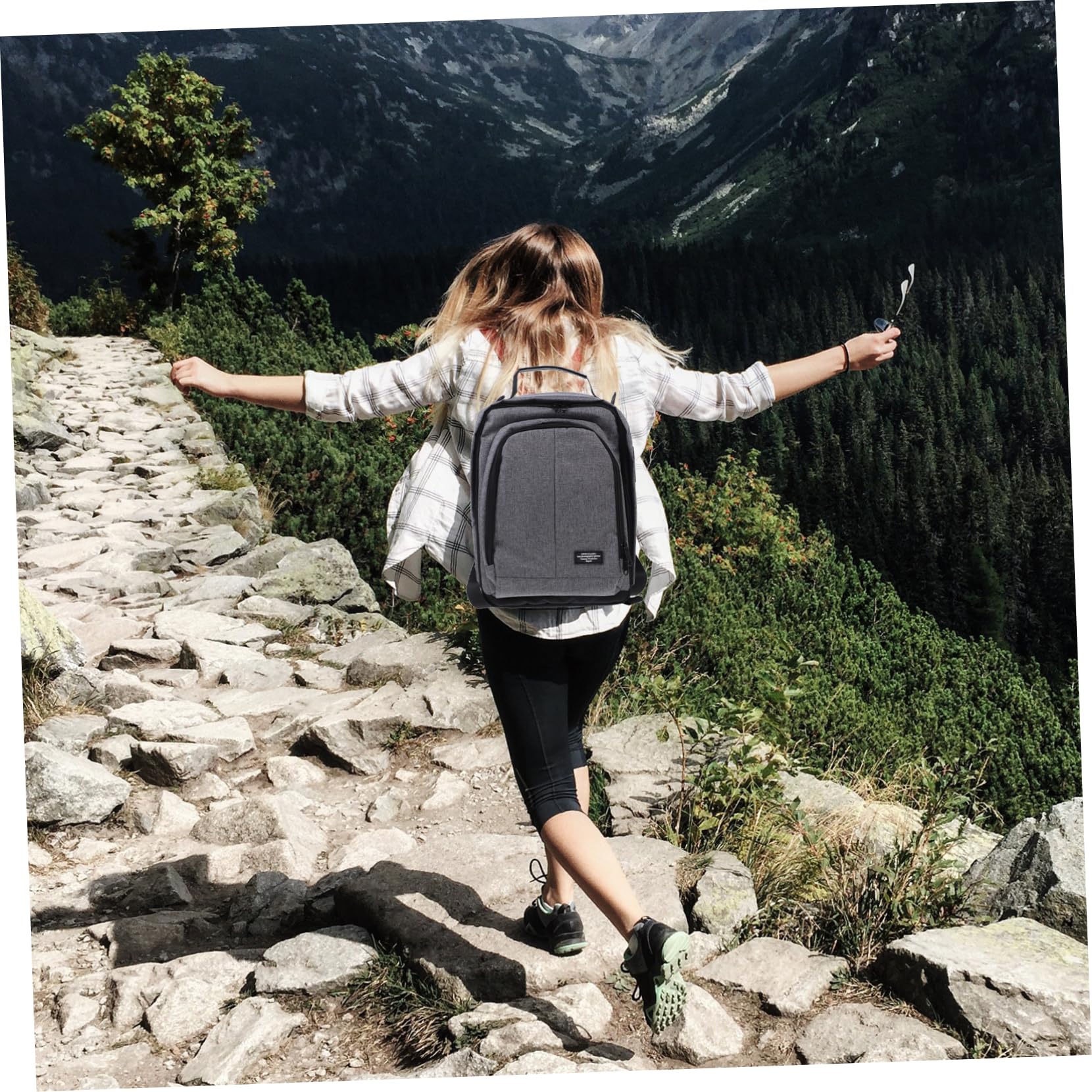 Zaino per Fotocamera per Esterni, Borsa Fotografica Oxford, Spallacci Comodi, Uso Multifunzione, per Viaggio e Riprese