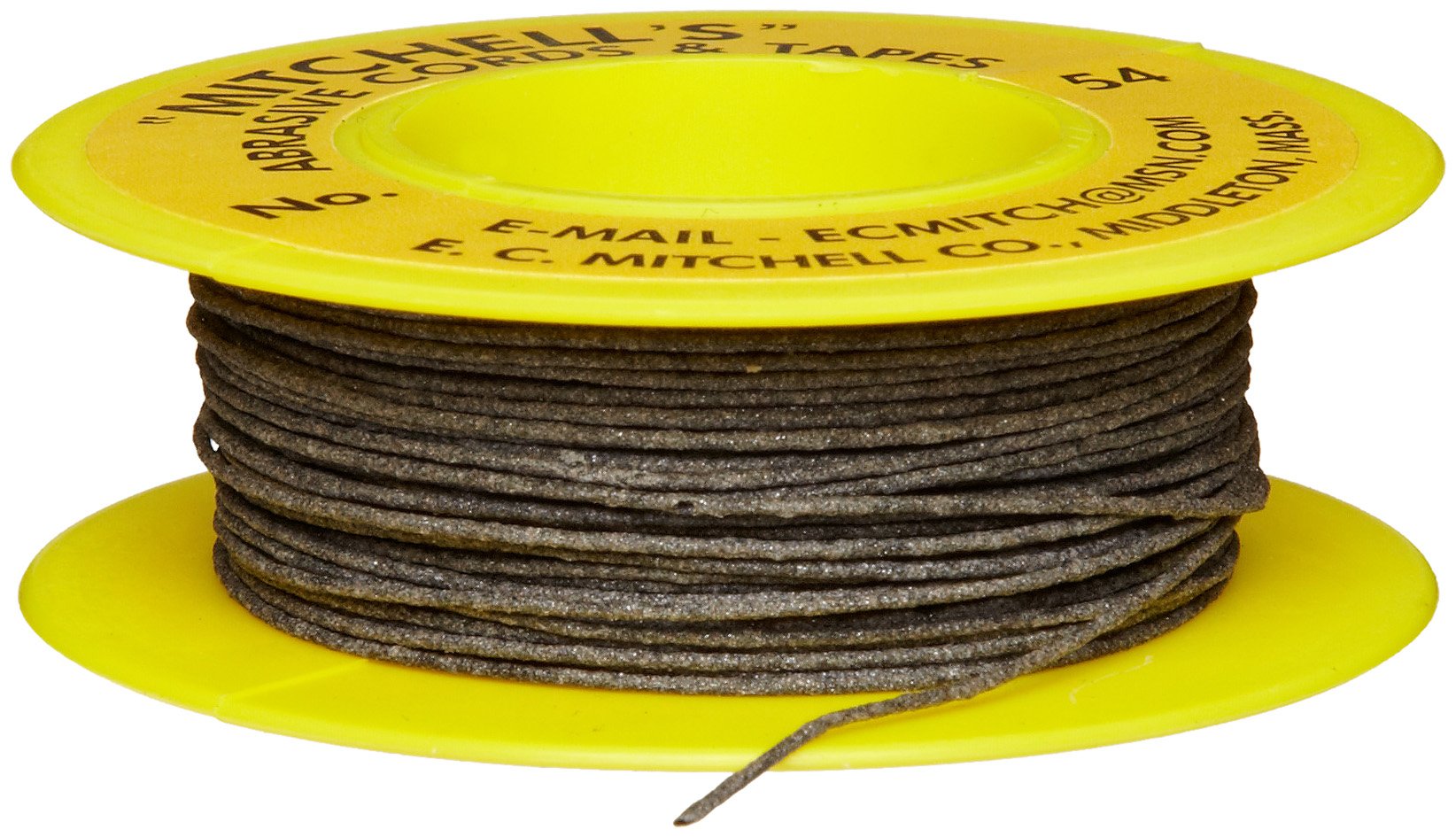 Mitchell Abrasives 54 Round Abrasive Cord, Aluminum Oxide 180 Grit .030" Diameter x 50 Feet