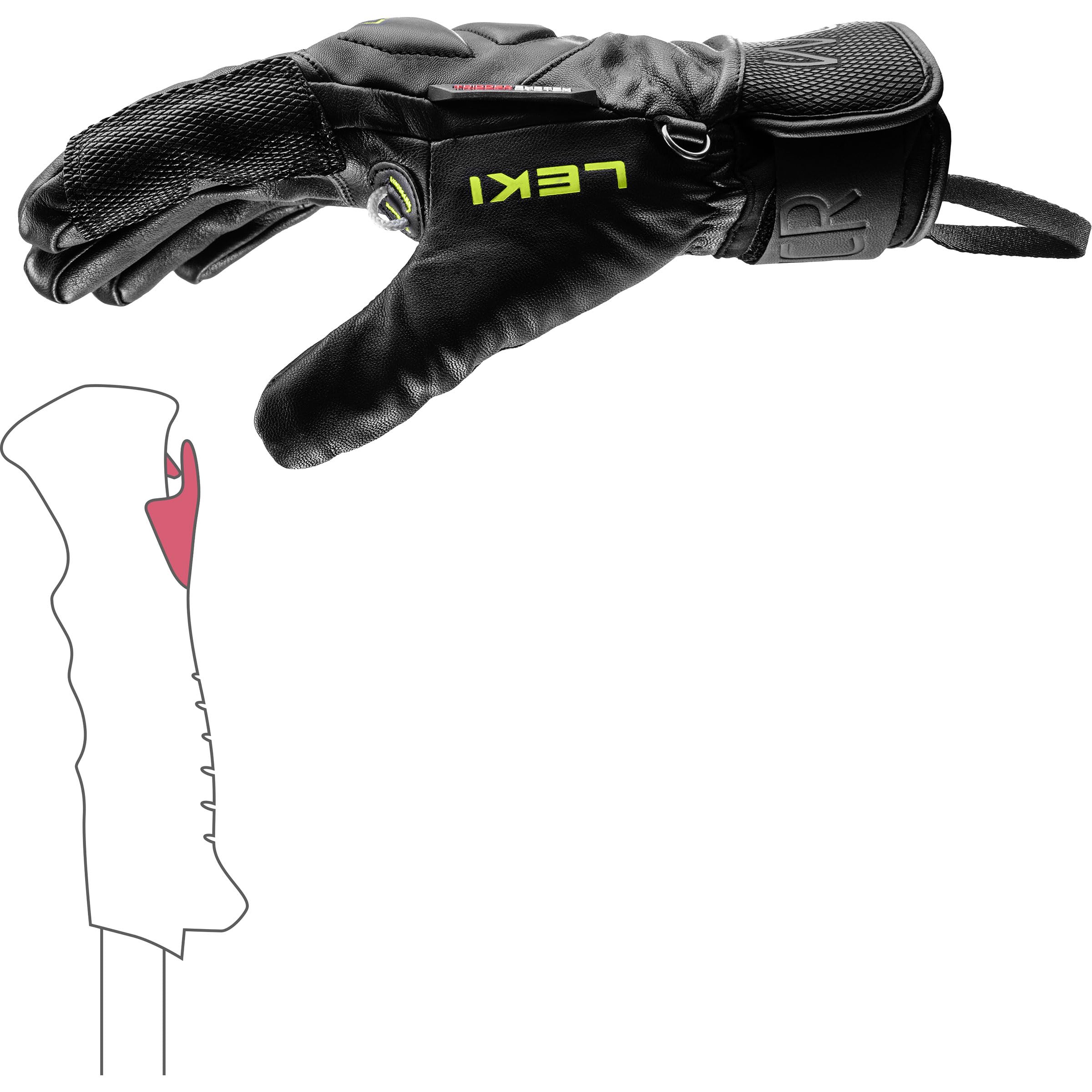 LEKI Unisex WCR Venom Speed 3D Handschuhe