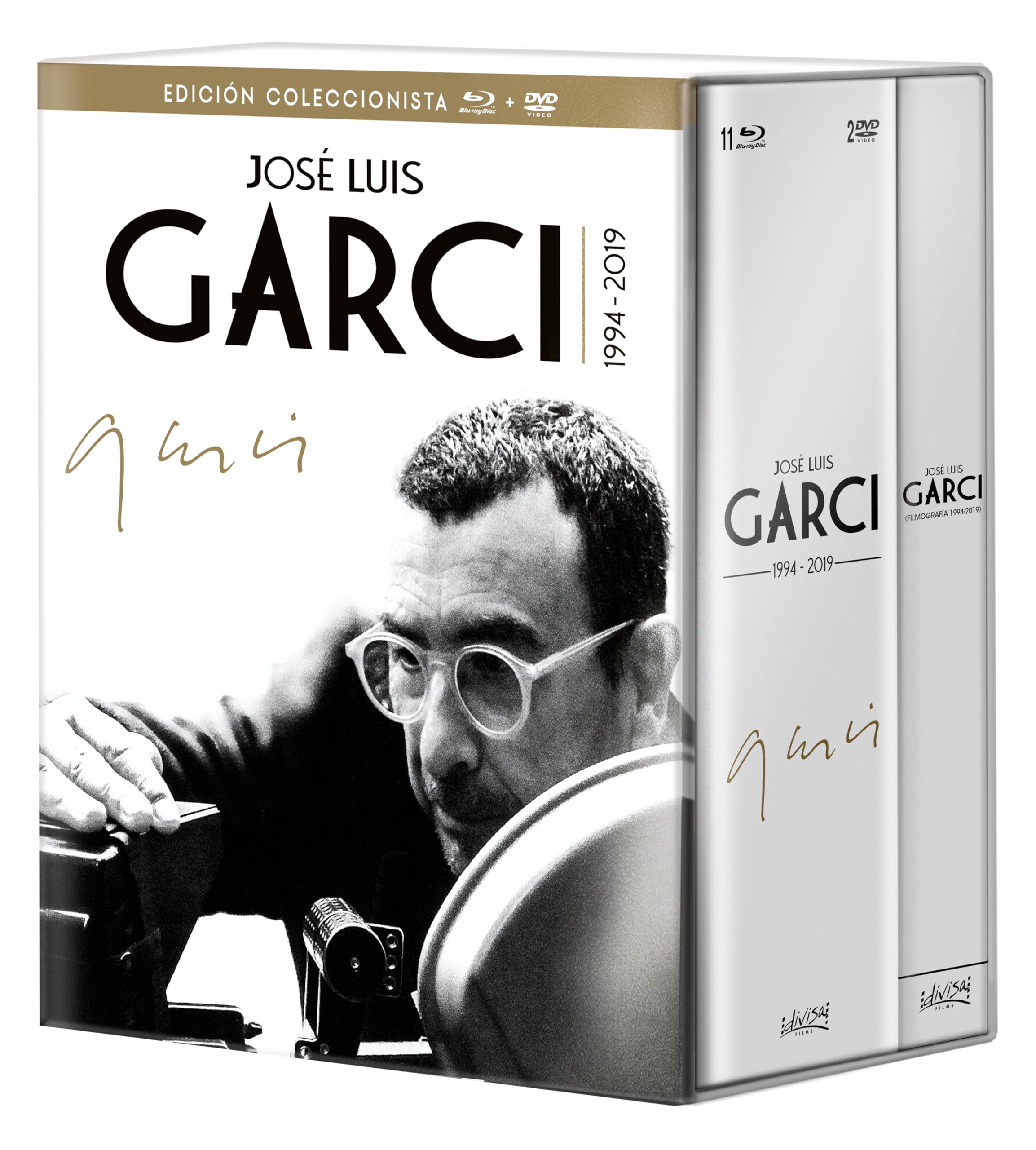 Jose Luis Garci - Edicion Coleccionista (1994-2019): Pack 11 Peliculas (Blu-ray) + Tv Serie: Historias Del Otro Lado (6 capítulos) (DVD) + Libro 415 Páginas