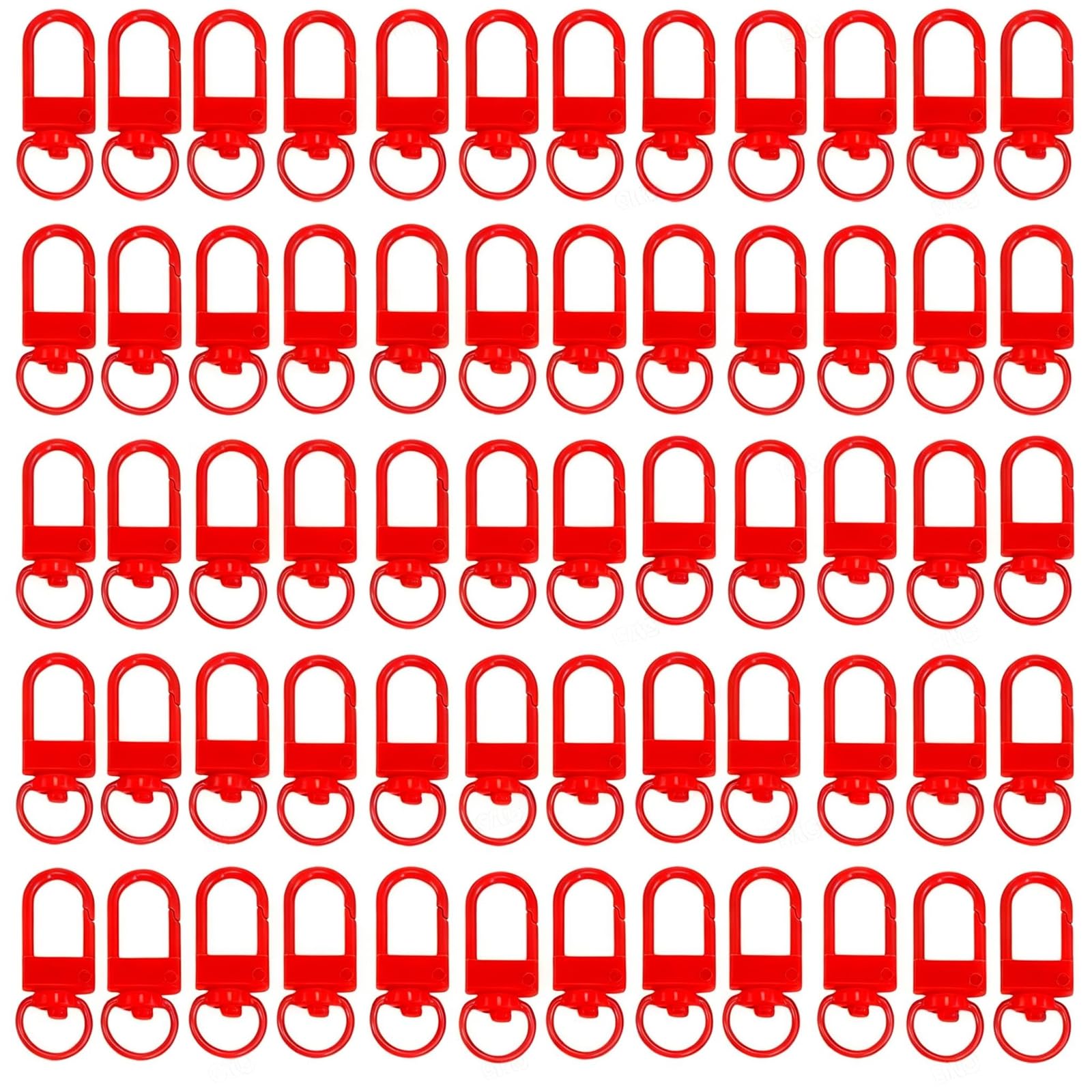 Colorful Lobster Clasps - 60pcs for Keychains & Crafts -13