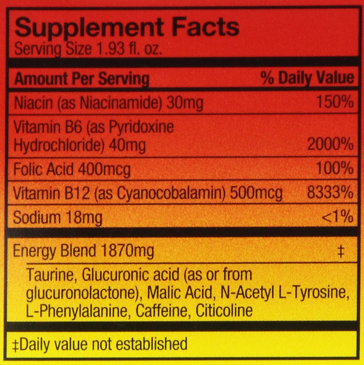 5-hour Energy, Berry Flavor, 2-ct, 1.93 fl oz