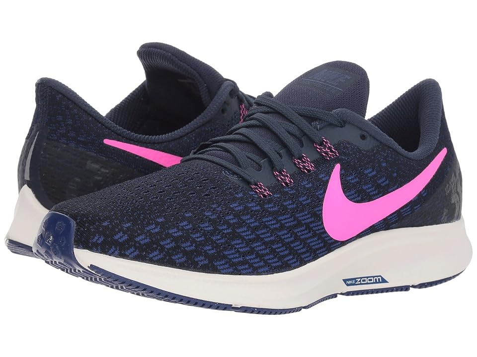 

Nike Air Zoom Pegasus 35 (Obsidian/Pink Blast/Deep Royal Blue) Women's Running Shoes