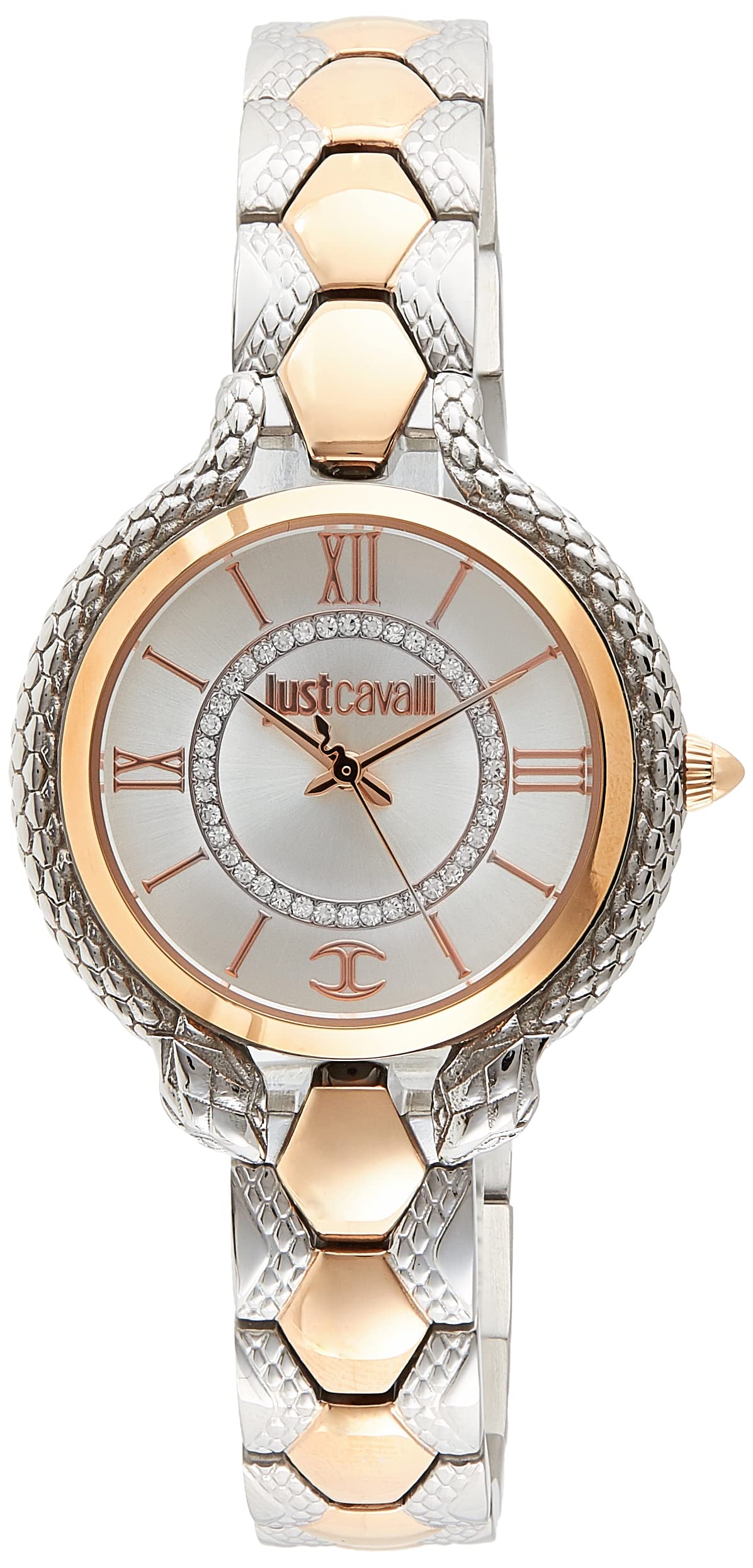 Women Cerimonioso Quartz Watch With Analog Display And Stainless Steel Bracelet JC1L046M0295