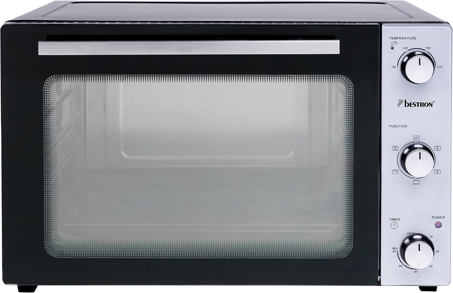 Bestron AOV55 Mini Forno, 1800 W, 45 Litri, Plastica, Nero Bestron AOV55 Mini Forno, 1800 W, 45 Litri, Plastica, Nero