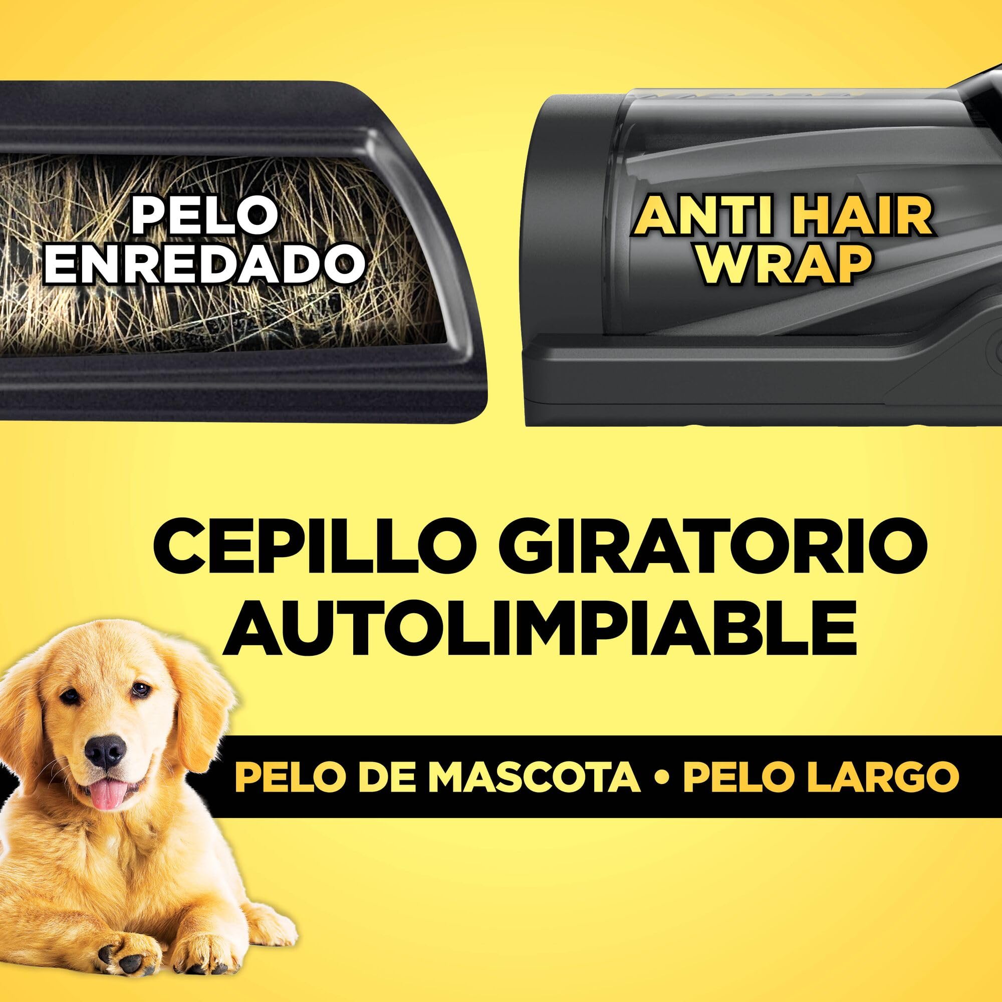 Shark PowerPro Aspiradora sin cable con hasta 50 min de autonomía, FloorDetect, Anti Hair Wrap y Anti-Allergen Complete Seal, ligera y flexible, modo manual y depósito XL, azul metalizado, IZ380EU