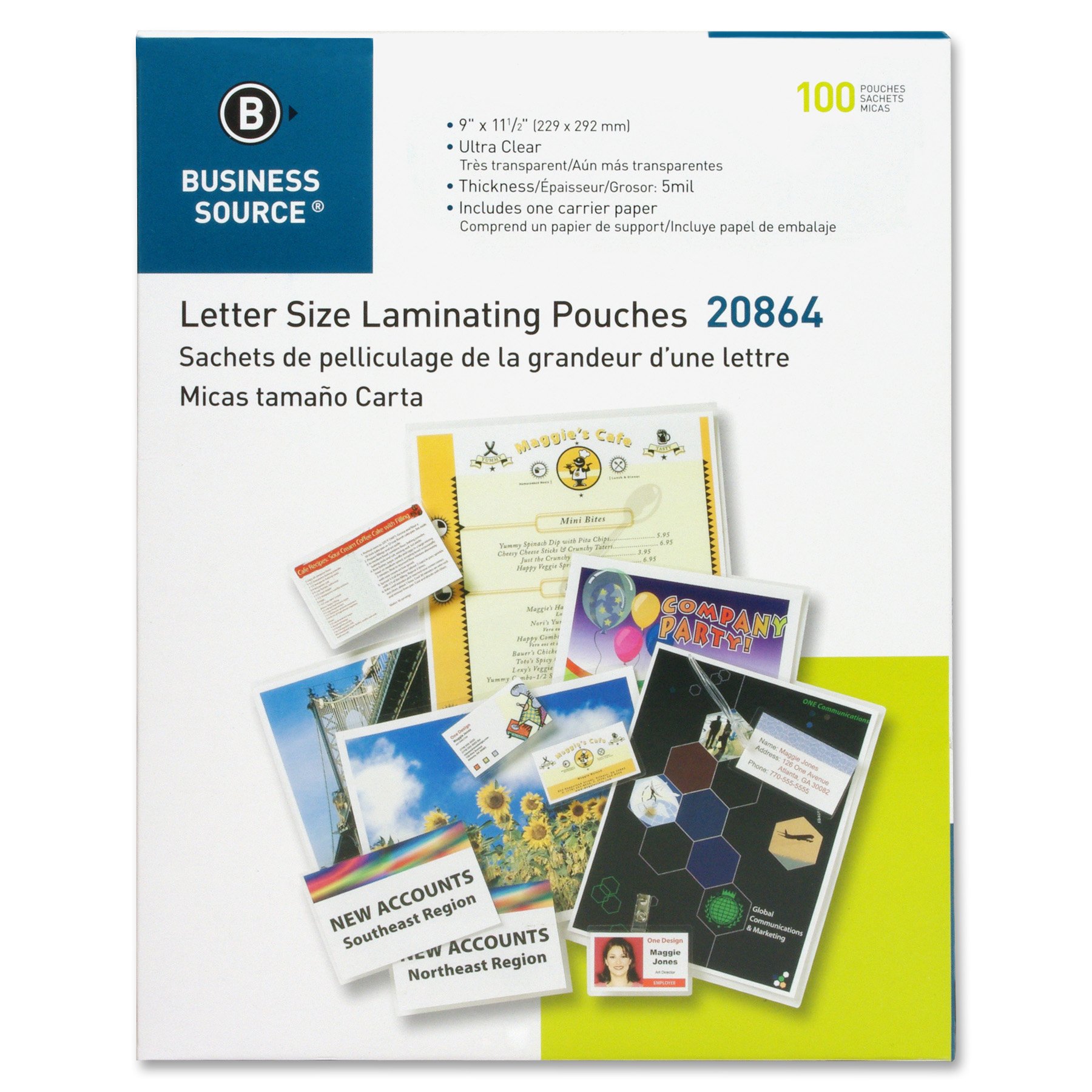 Extra Laminating Carrier Sheet 4-1/8