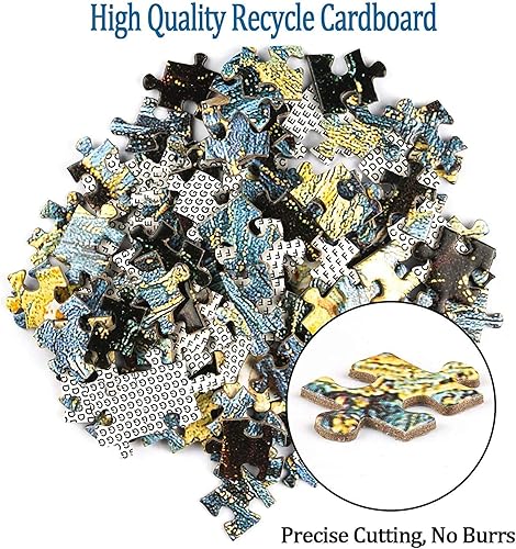 Miniatura 4 de Losmmney - Rompecabezas de 1000 piezas para adultos y niños, noche estrellada por Vincent Van Gogh, rompecabezas para aliviar el estrés