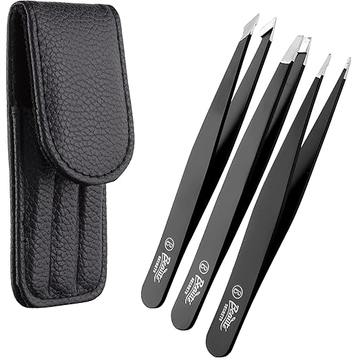 Beaut Secrets Precision Tweezers - Black
