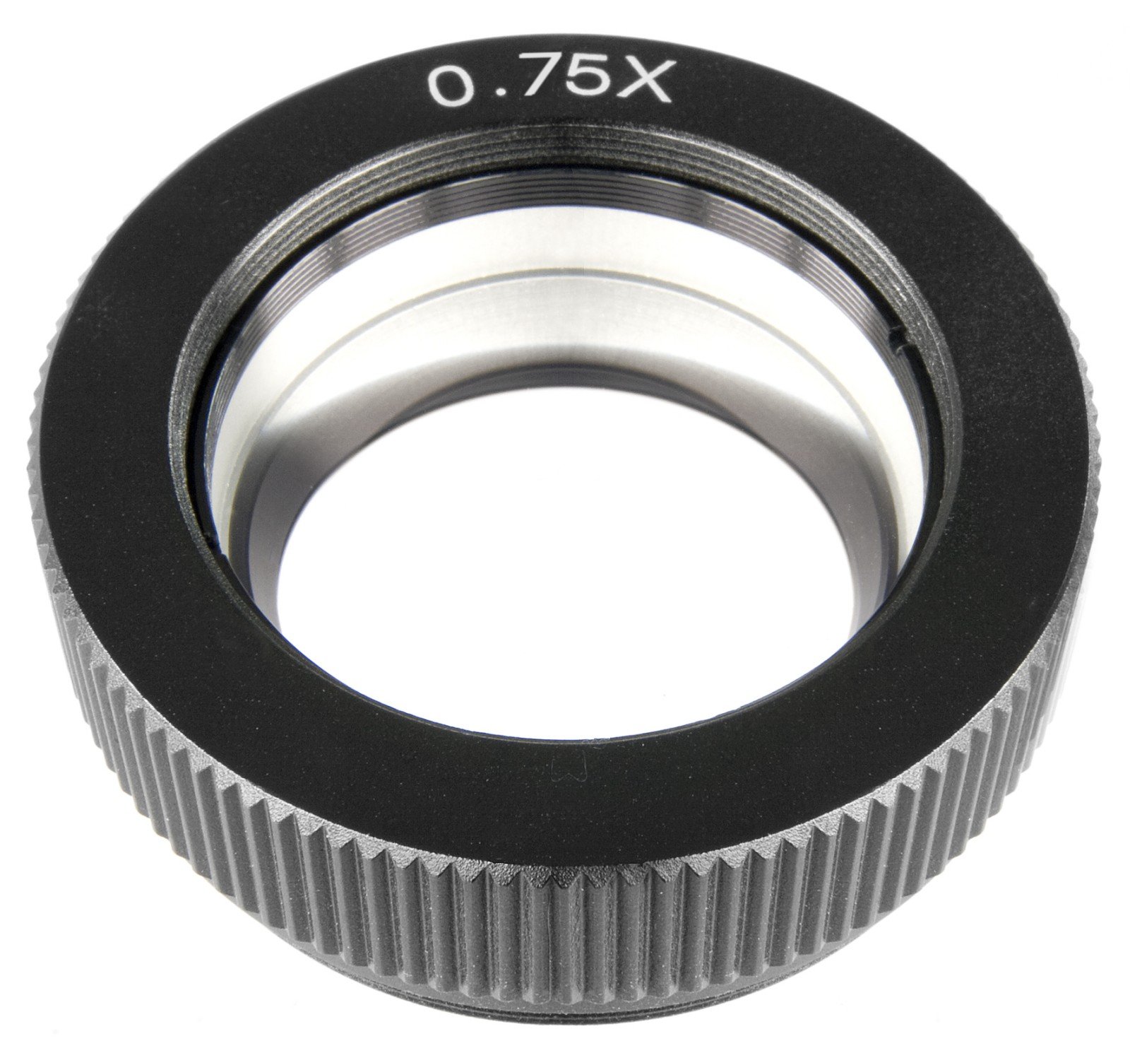 Bresser Lens - 5941481-0,75x Lente Objetivo (Bresser ETD-101) | Aumento 0,75x, rosca M48, distancia de trabajo 100 mm, más espacio para herramientas, compatible con dos microscopios