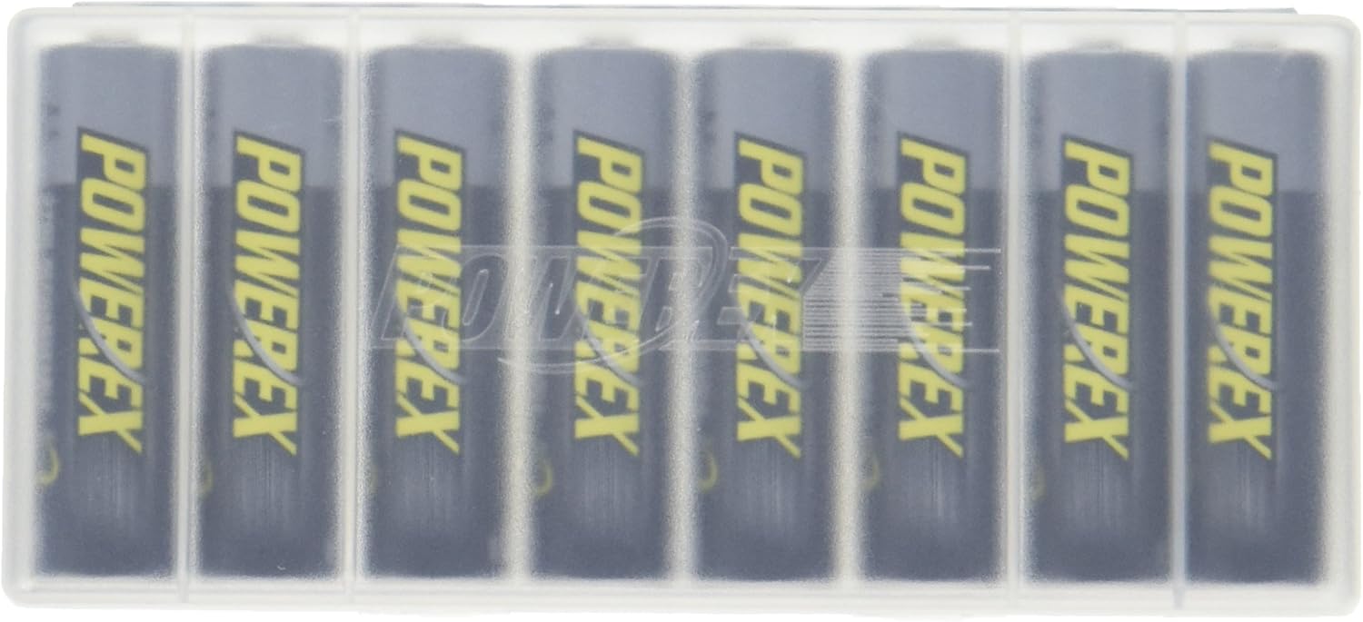 Powerex MH-8AA270-BH AA 2700mAh 8-Pack Rechargeable Batteries