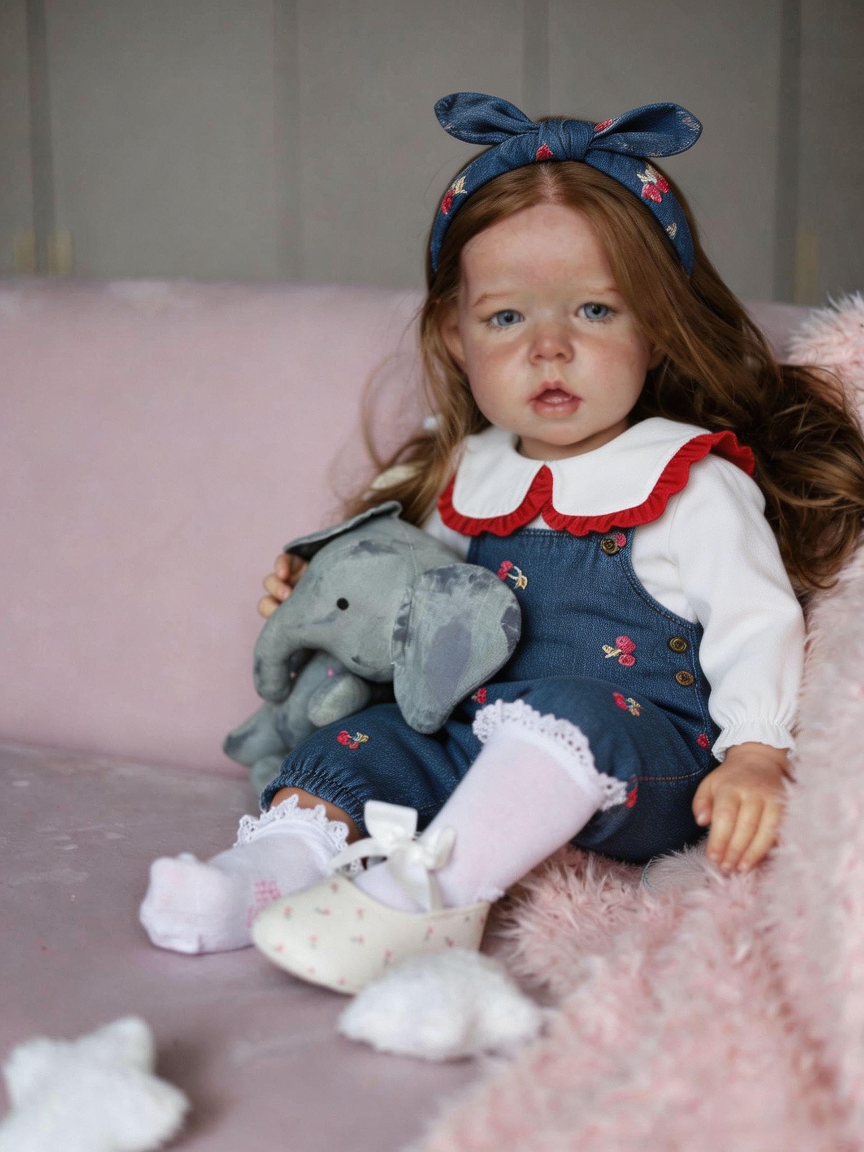 RXDOLL Ogromne lalki Reborn Baby Dolls Maluch Dziewczynka 71 cm Realistyczne lalki niemowlęce, które wyglądają na prawdziwie miękką winylową tkaninę, duży rozmiar, maluch, lalka, prezenty urodzinowe