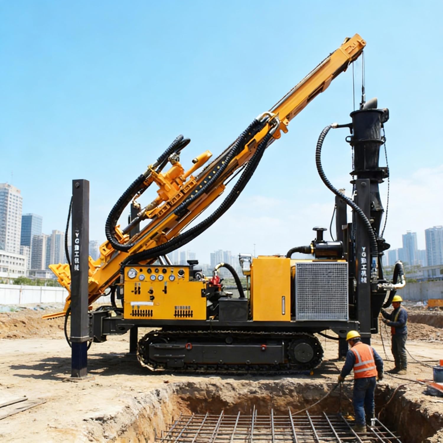 Reverse Circulation RC Drill Rig – Hydraulic Crawler Drilling Machine for Geological Exploration