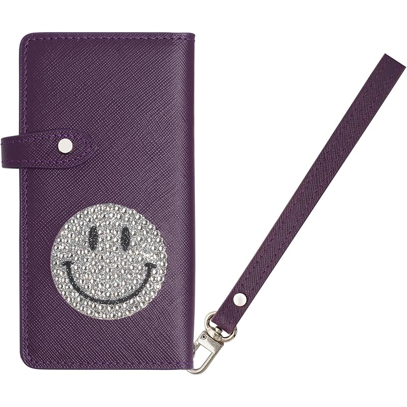 Docomo ドコモ Aquos Sense 2 アクオス Sh 01l ケース 手帳型 サフィアーノレザー スマイリー フェイス ニコニコ ニコちゃん本革 スマイル スワロフスキー ストラップ付き カードホルダー カード収納 ハンドメイド オーダーメイド Beaute 正規品 保証 パープル Docomo ドコモ Aquos Sense 2 アクオス Sh 01l ケース 手帳型 サフィアーノレザー スマイリー フェイス ニコニコ ニコちゃん本革 スマイル スワロフスキー ストラップ付き カードホルダー カード収納 ハンドメイド オーダーメイド Beaute 正規品 保証 パープル